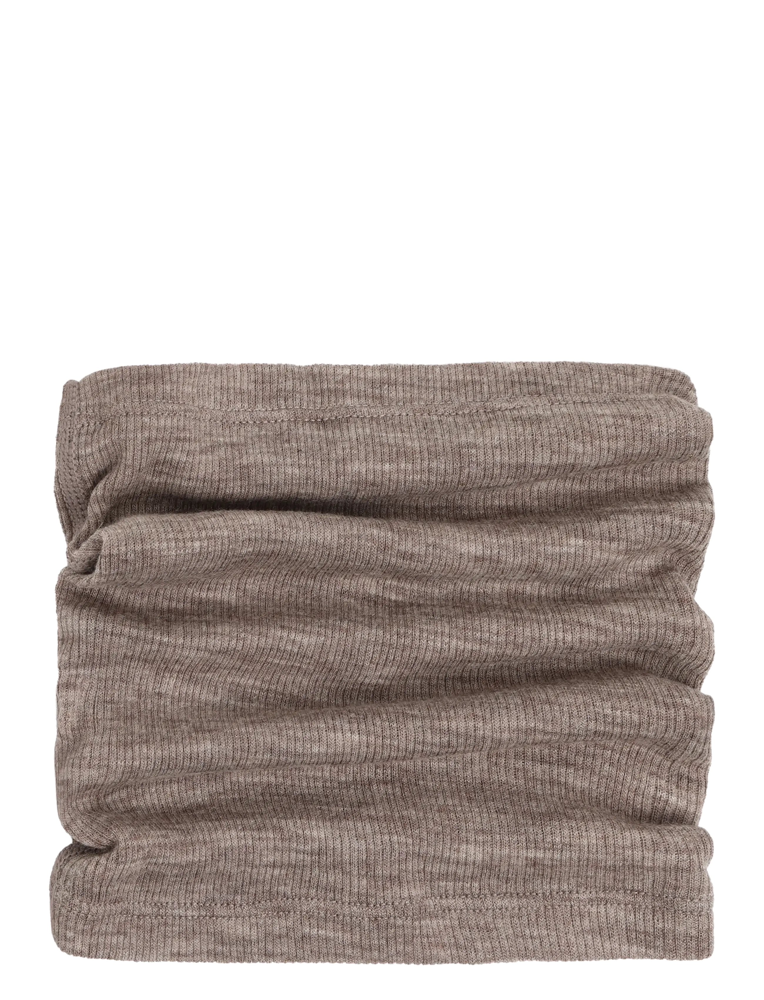 CeLaVi Neckwarmer, Double Layer - Kaklo movos - WALNUT MELANGE / brown