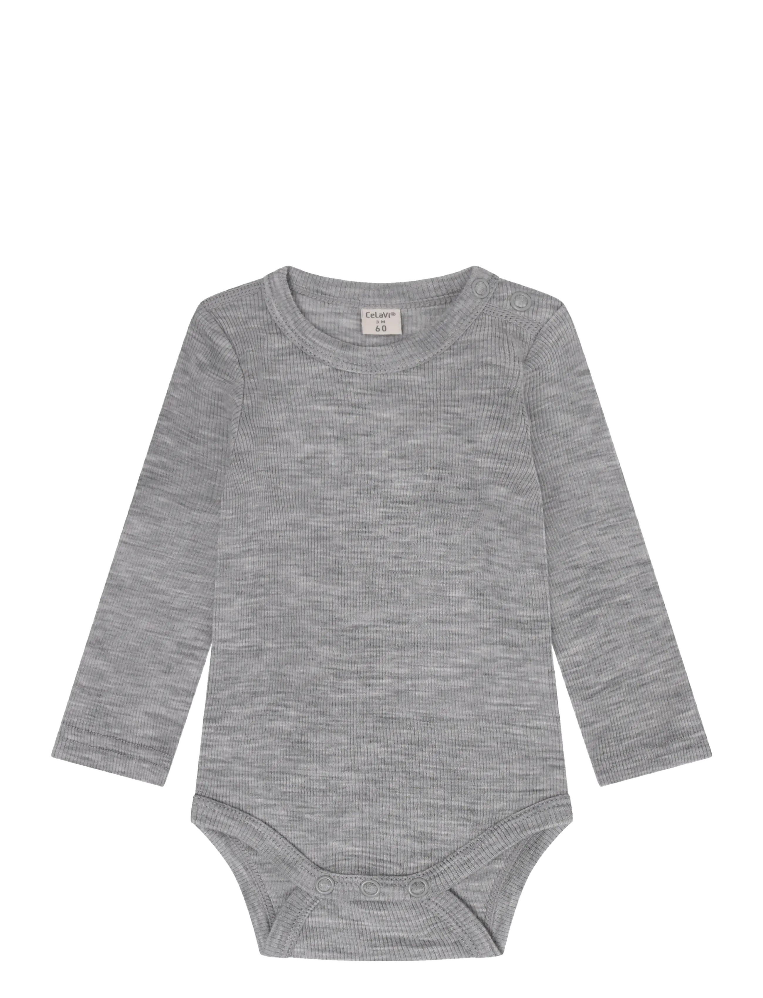 CeLaVi Body LS - SOLID - Beebiriided - ALLOY MELANGE / grey