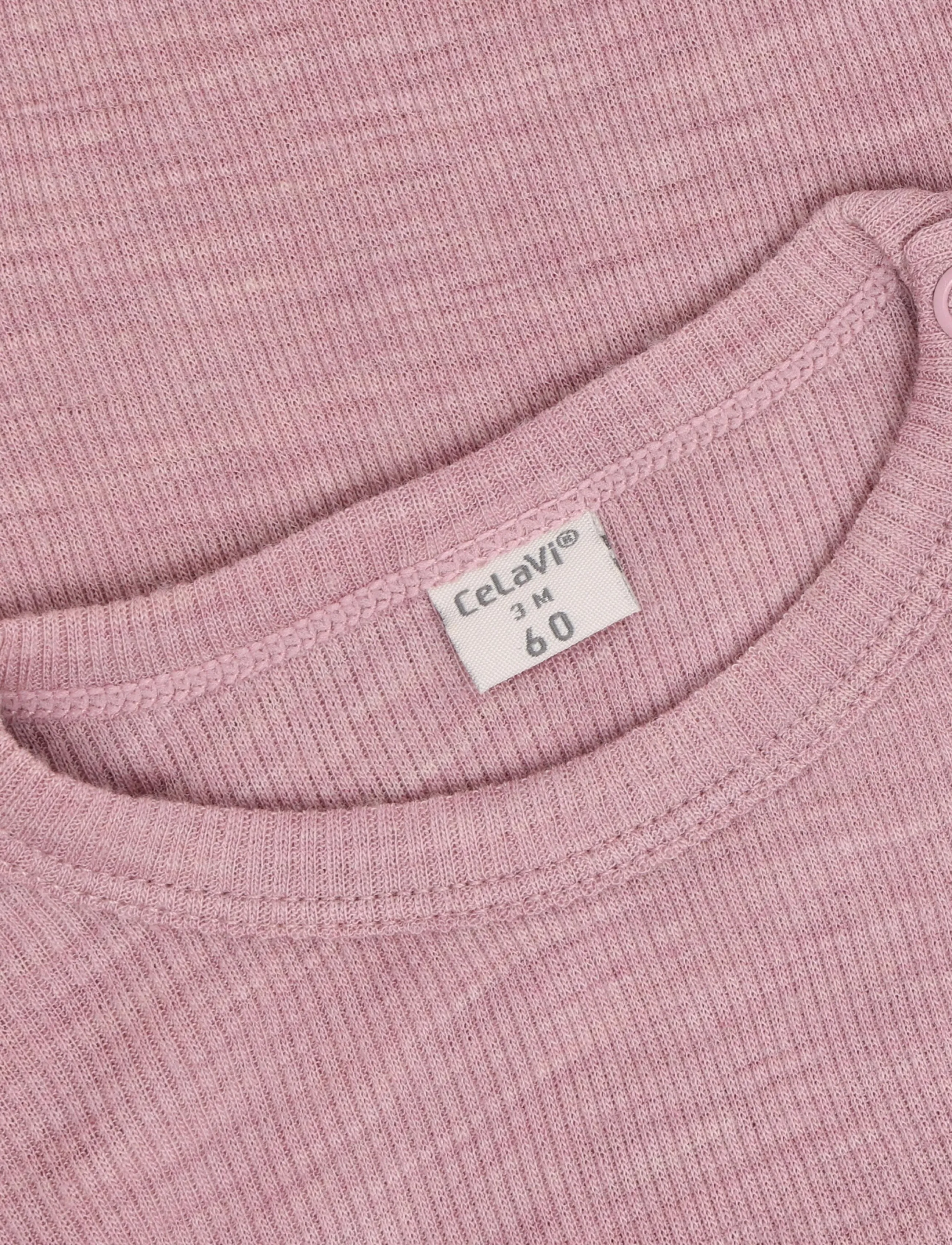 CeLaVi - Body LS - SOLID - beebi alusriided - lilas melange - 2