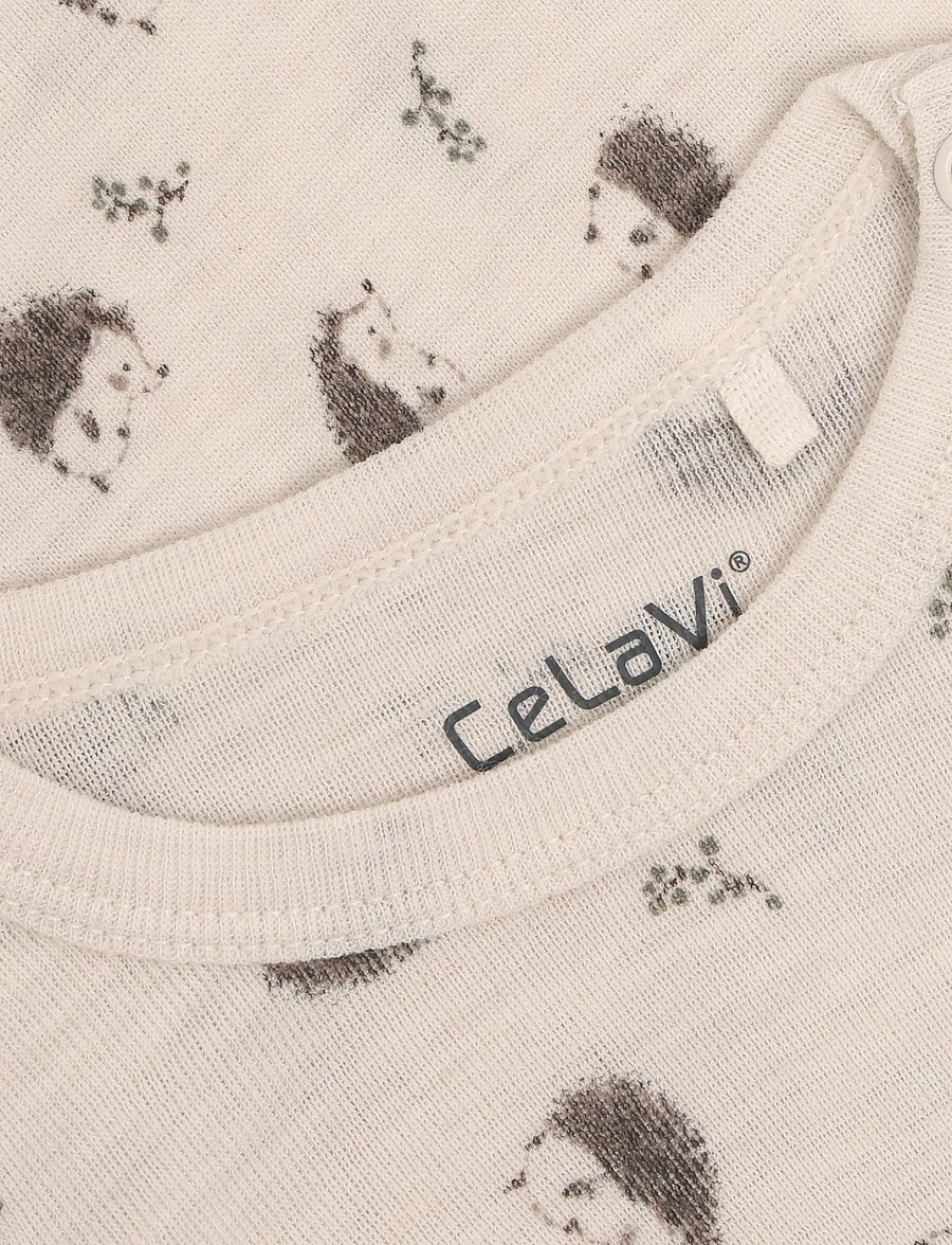 CeLaVi - Body LS - AOP - beebi alusriided - walnut - 2