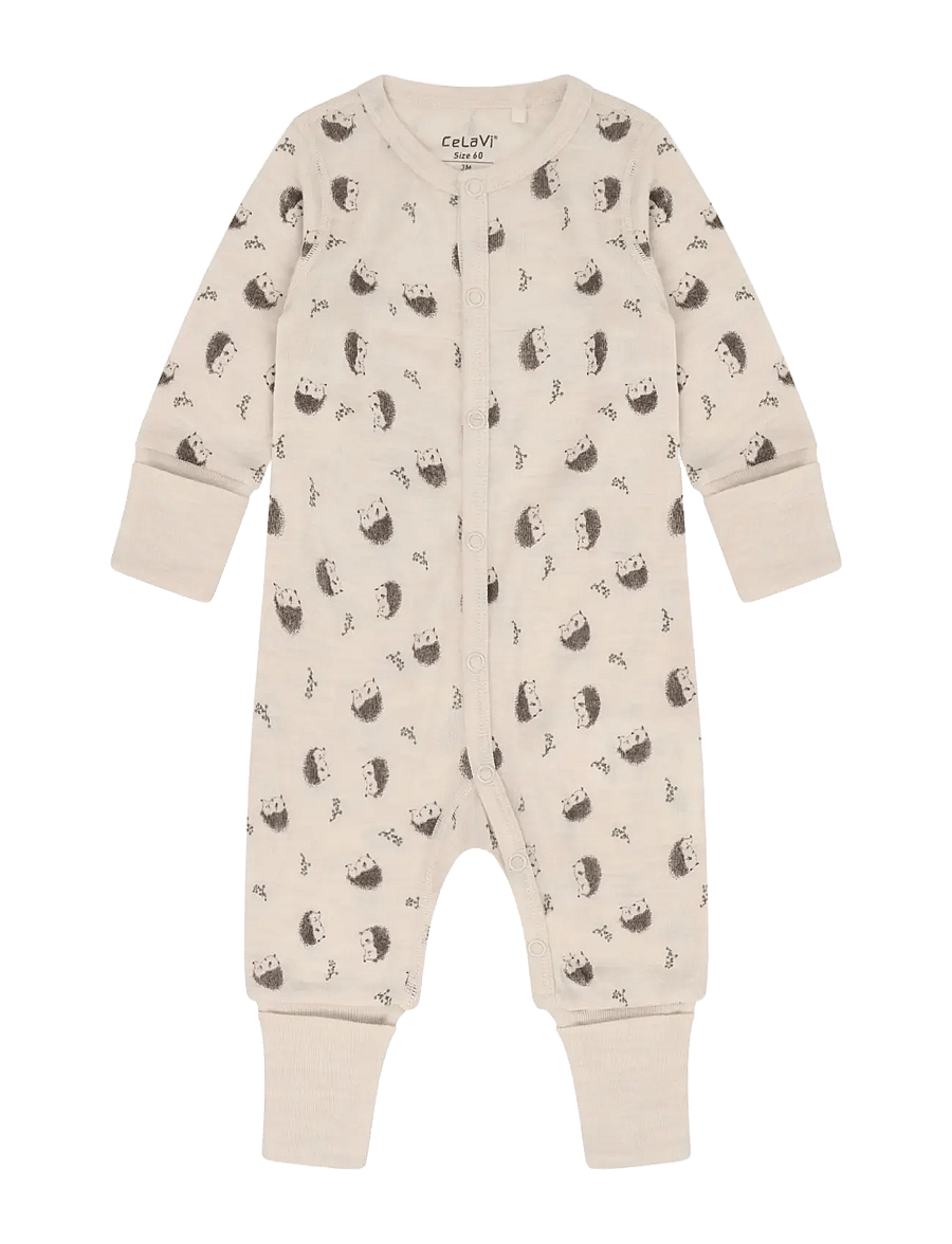 CeLaVi - Jumpsuit - AOP - base layer baby - walnut - 0