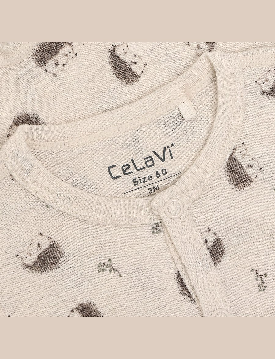 CeLaVi - Jumpsuit - AOP - base layer baby - walnut - 2
