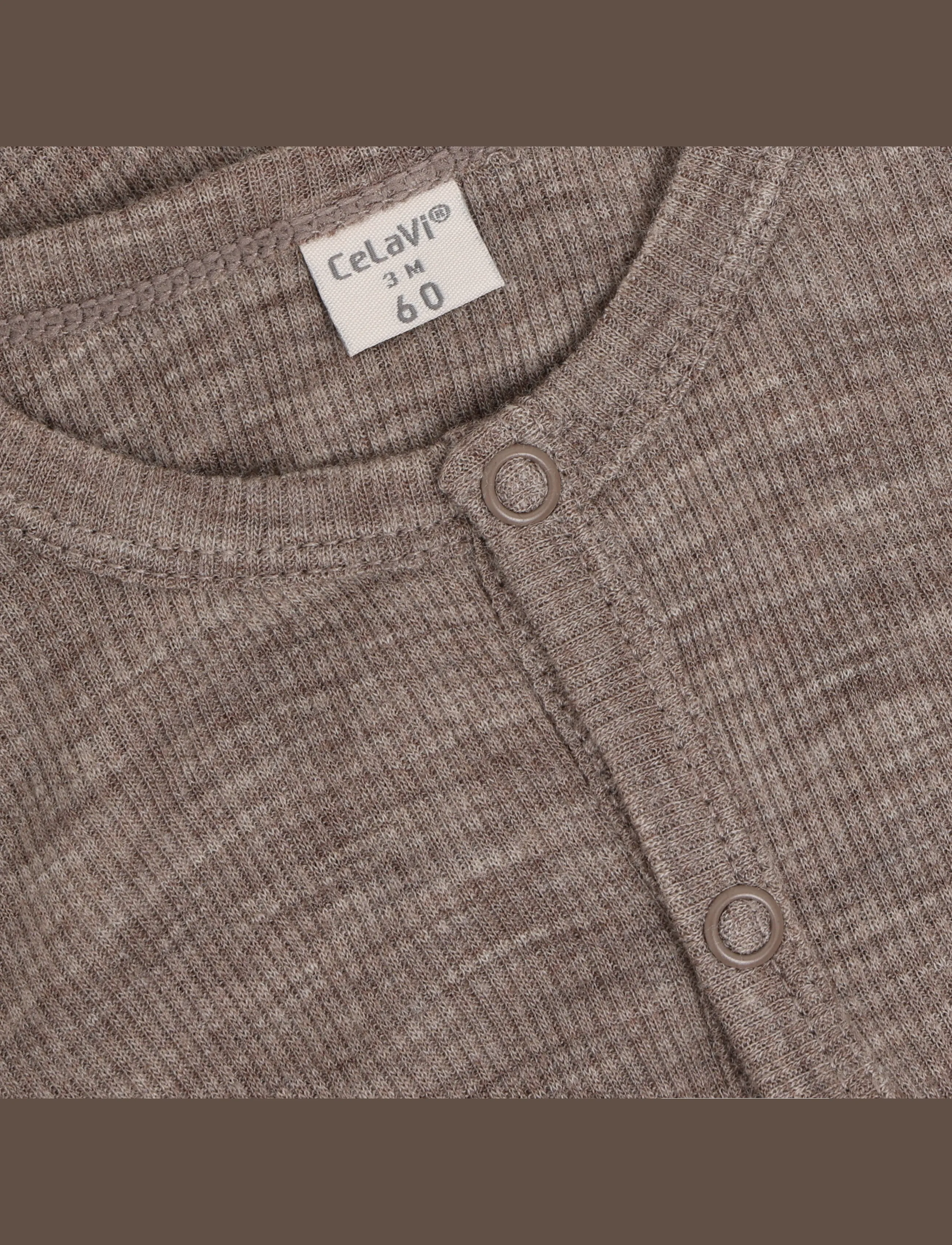 CeLaVi - Jumpsuit - SOLID - geschenke für kinder - walnut melange - 2