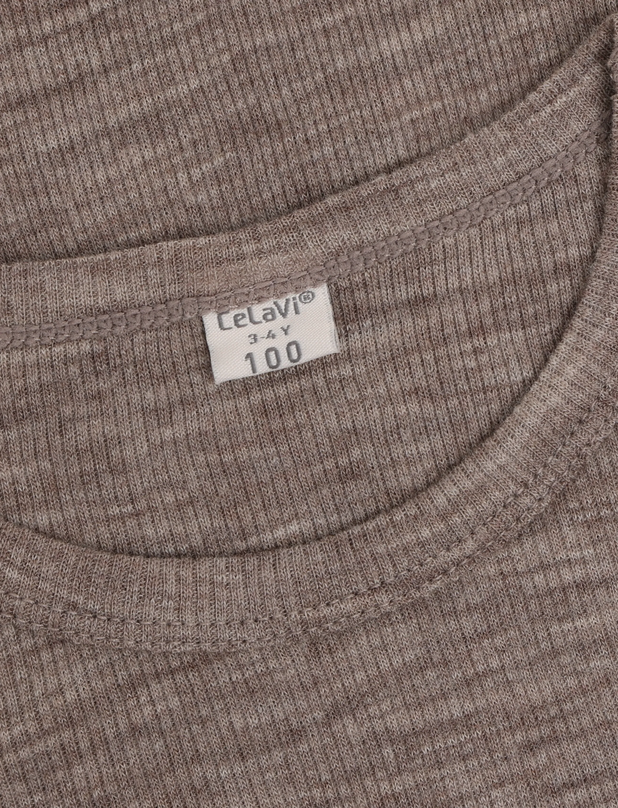 CeLaVi - Blouse LS - SOLID - long-sleeved t-shirts - walnut melange - 3
