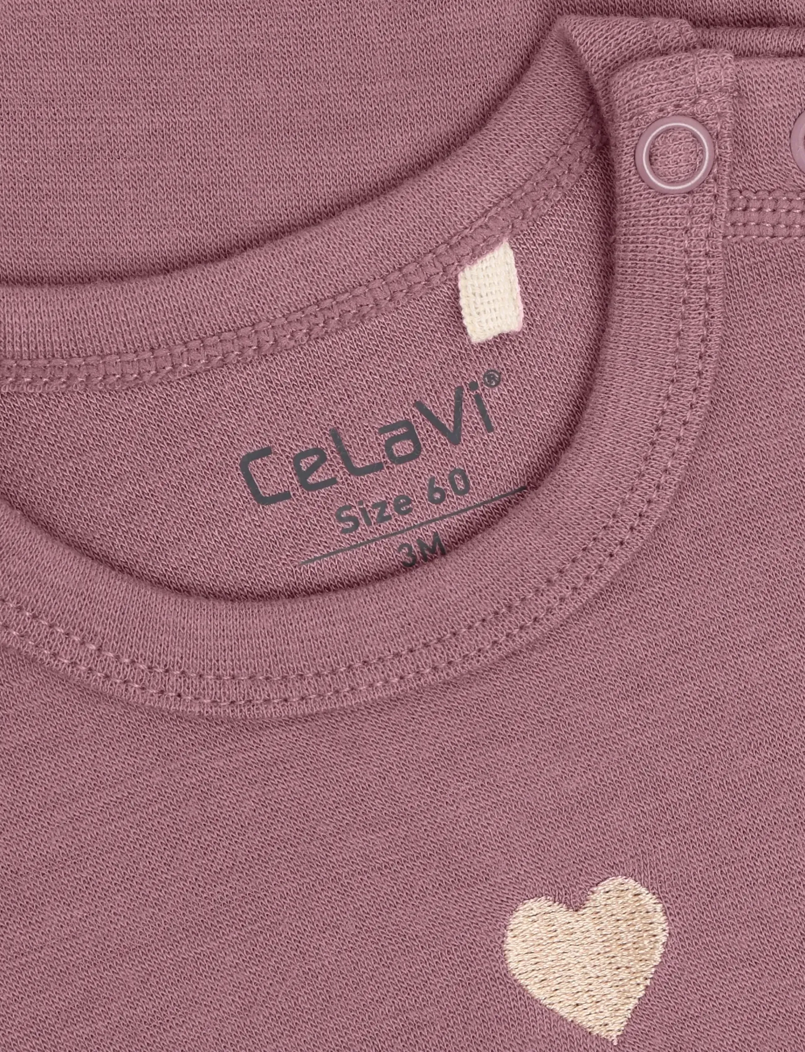 CeLaVi - Body LS - Solid - beebi alusriided - grape shake melange - 2