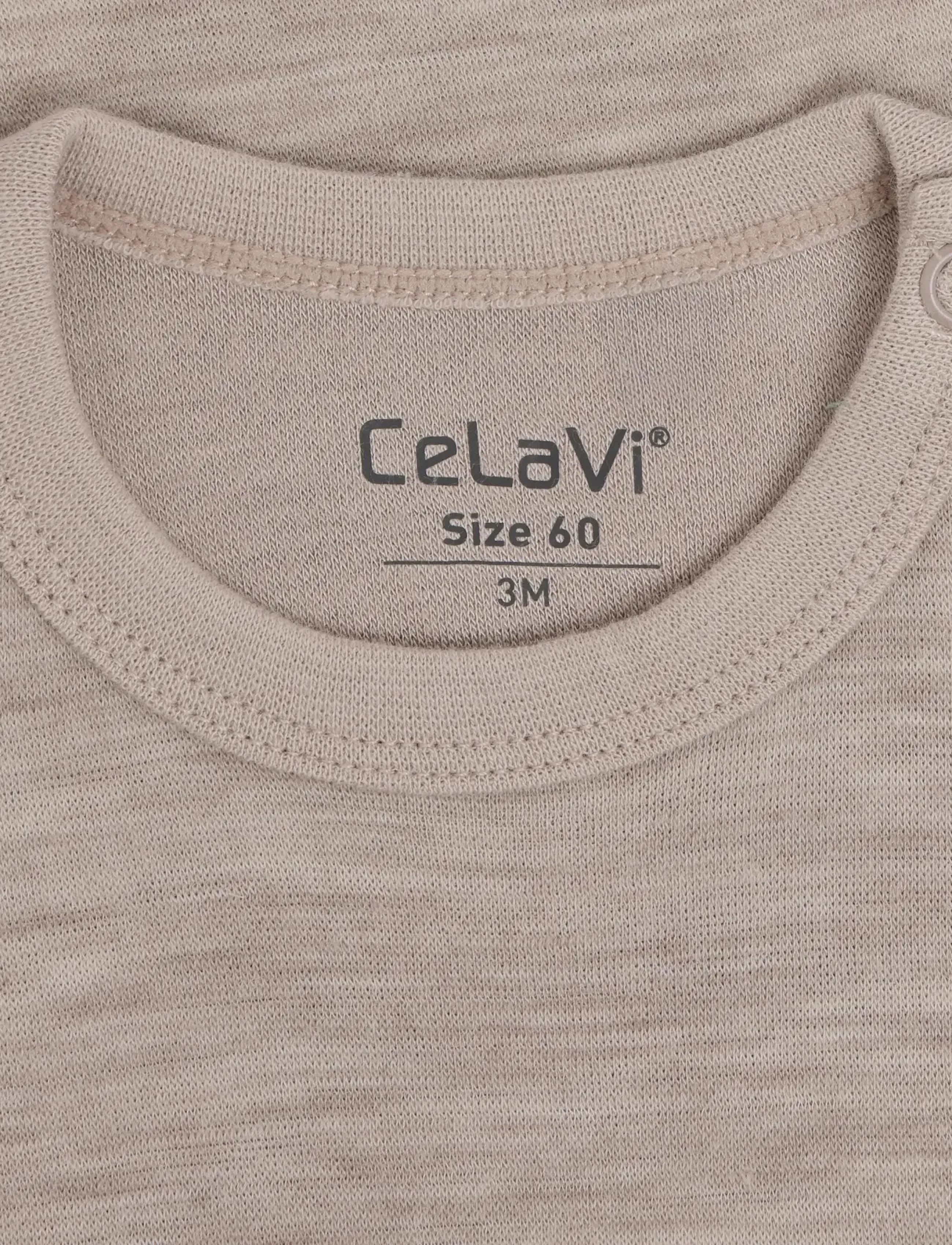 CeLaVi - Body LS - Solid - beebi alusriided - mocha meringue melange - 2