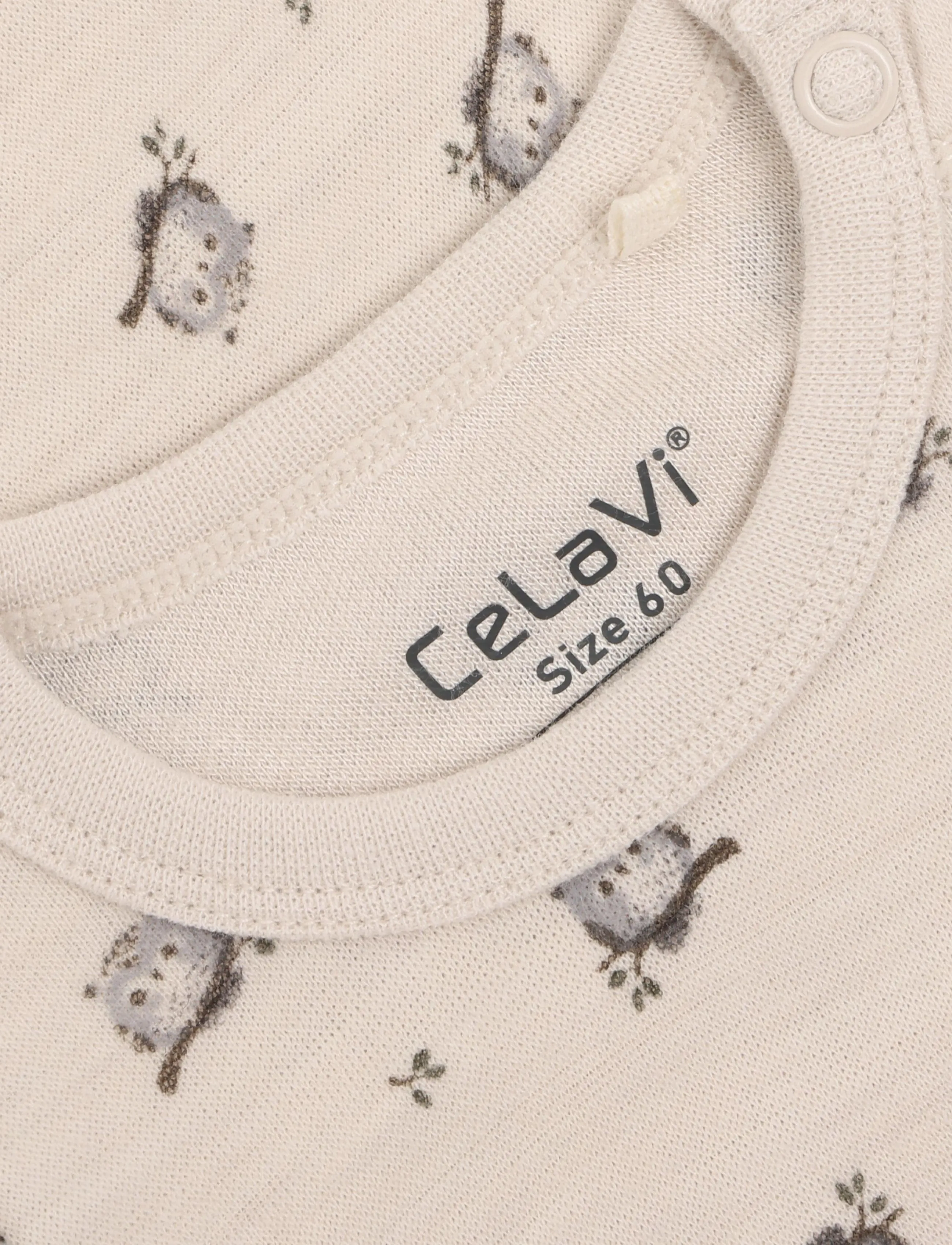 CeLaVi - Body LS - AOP - beebi alusriided - mocha meringue - 3