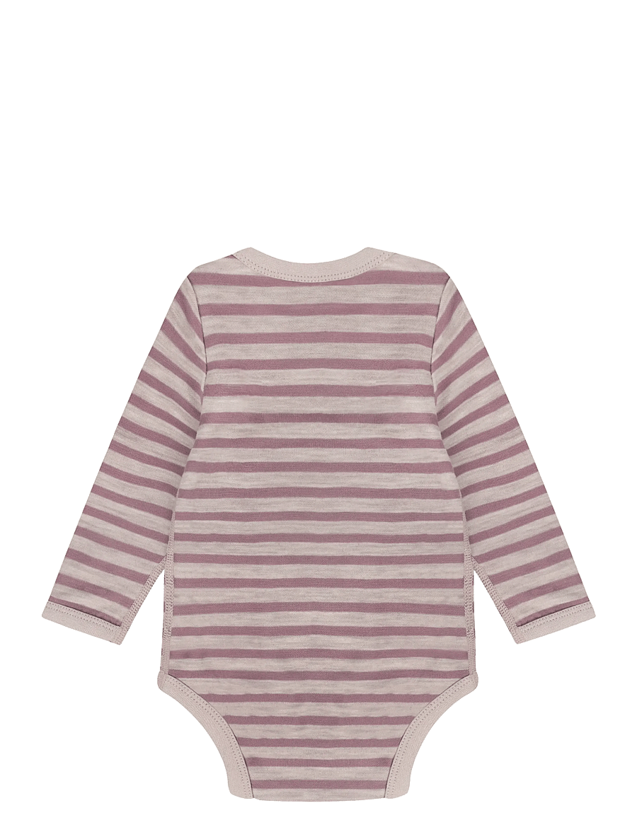 CeLaVi - Body LS - YD Stripe - beebi alusriided - grape shake - 1