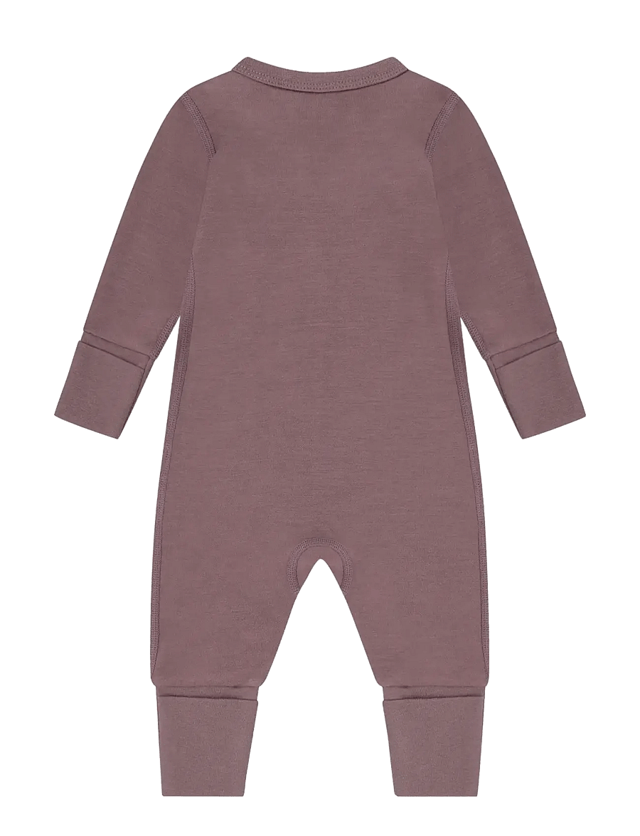 CeLaVi - Jumpsuit LS - SOLID - funkionsunterwäsche - baby - grape shake melange - 2