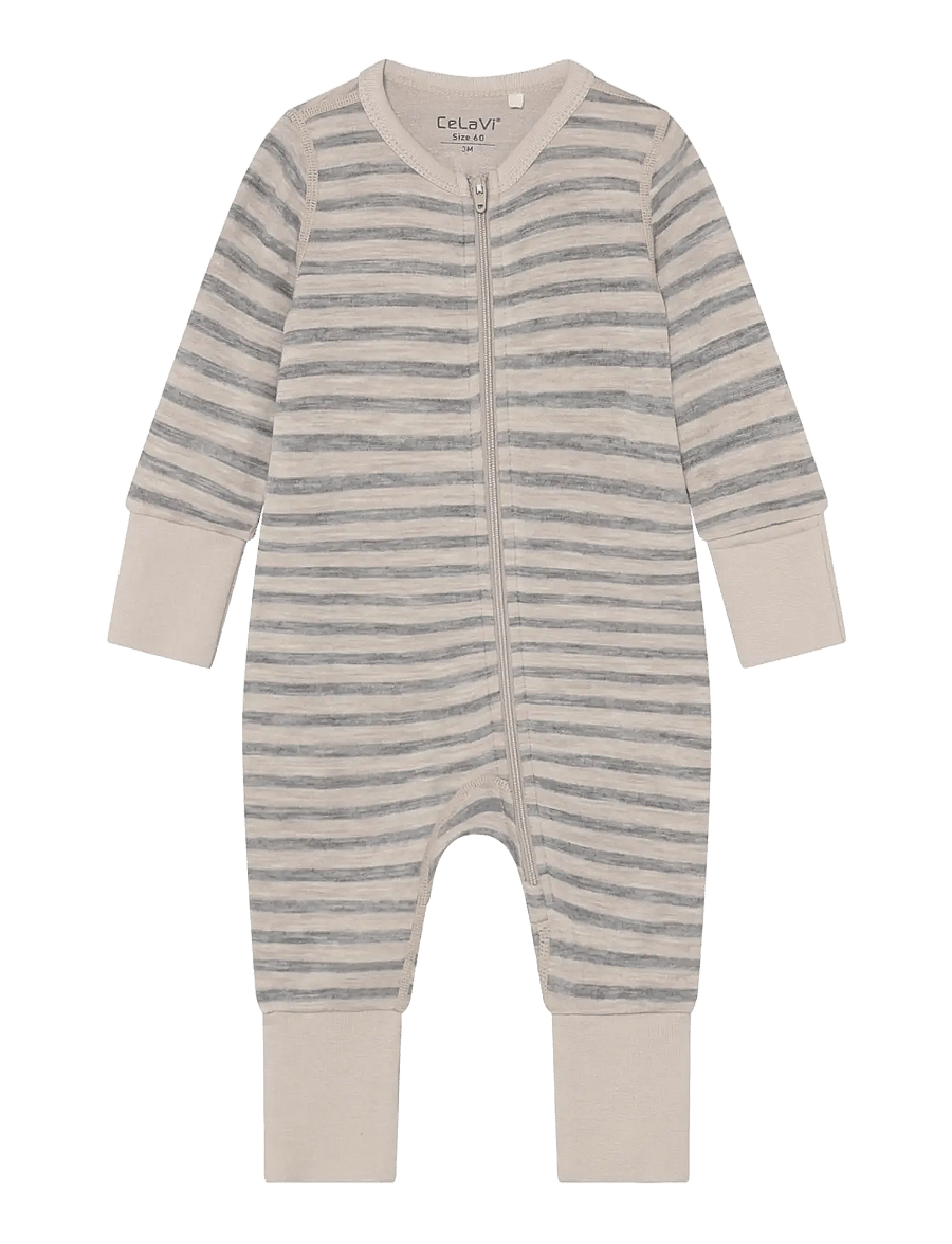 CeLaVi - Jumpsuit LS - YD Stripe - quiet shade - 0