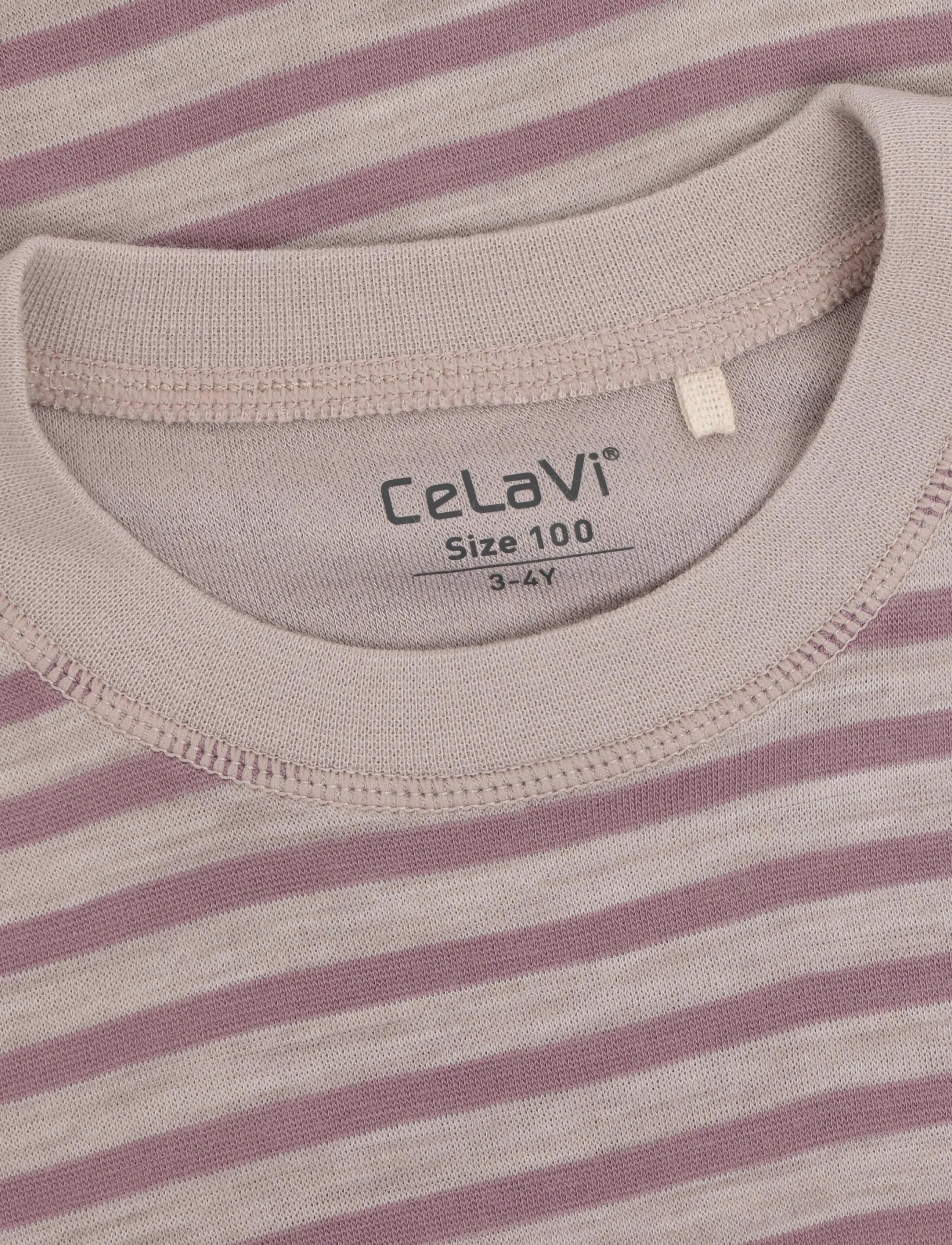 CeLaVi - Blouse LS - YD Stripe - langärmelig - grape shake - 2