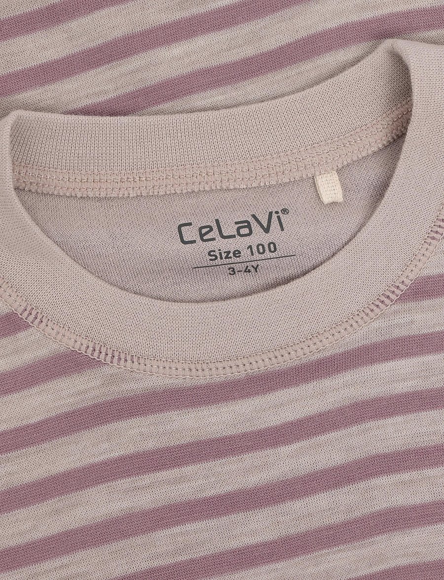 CeLaVi - Blouse LS - YD Stripe - langärmelig - grape shake - 2