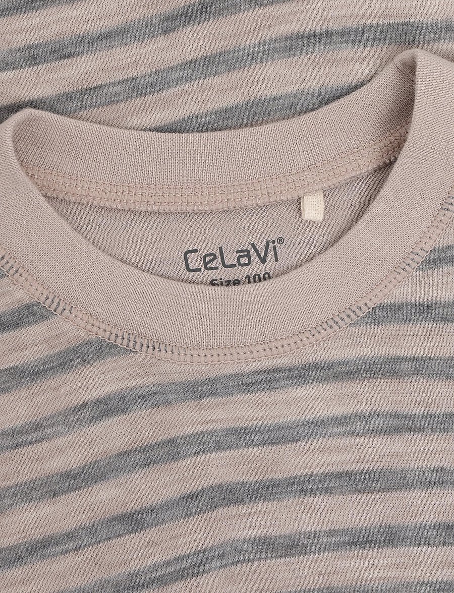 CeLaVi - Blouse LS - YD Stripe - langärmelig - quiet shade - 4
