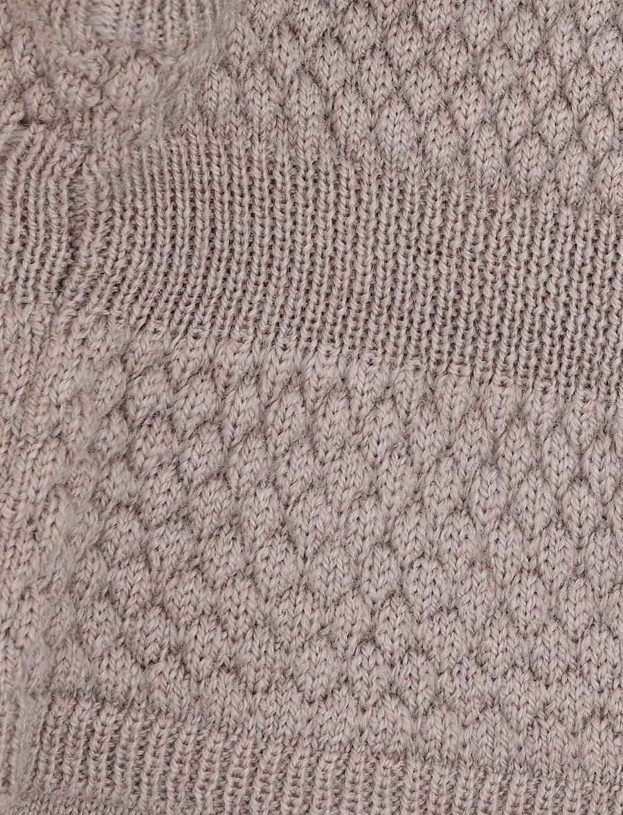 CeLaVi - Balaclava - Knitted - mocha meringue melange - 2