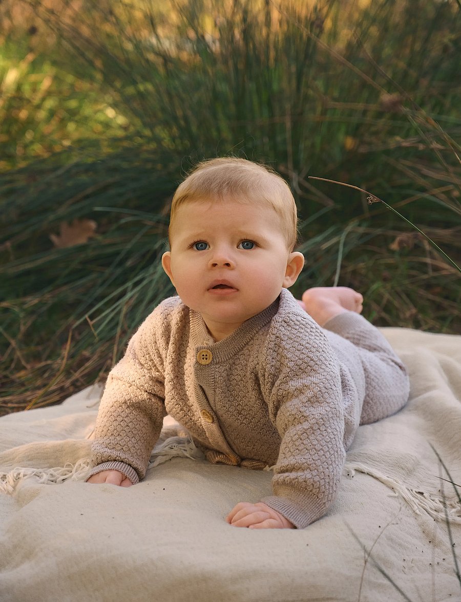 CeLaVi - Cardigan - Knitted - mocha meringue melange - 0