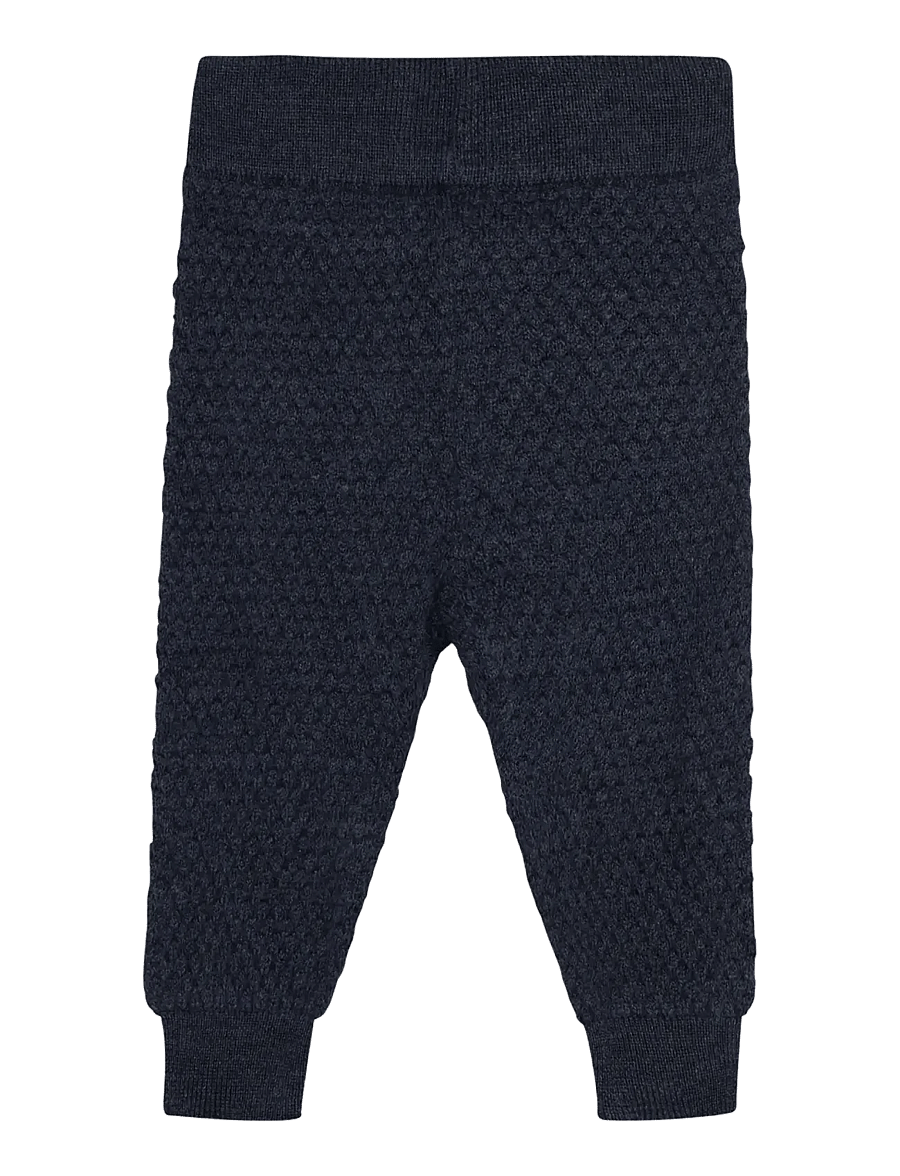 CeLaVi - Leggings - Knitted - base layer baby - ombre blue melange - 2