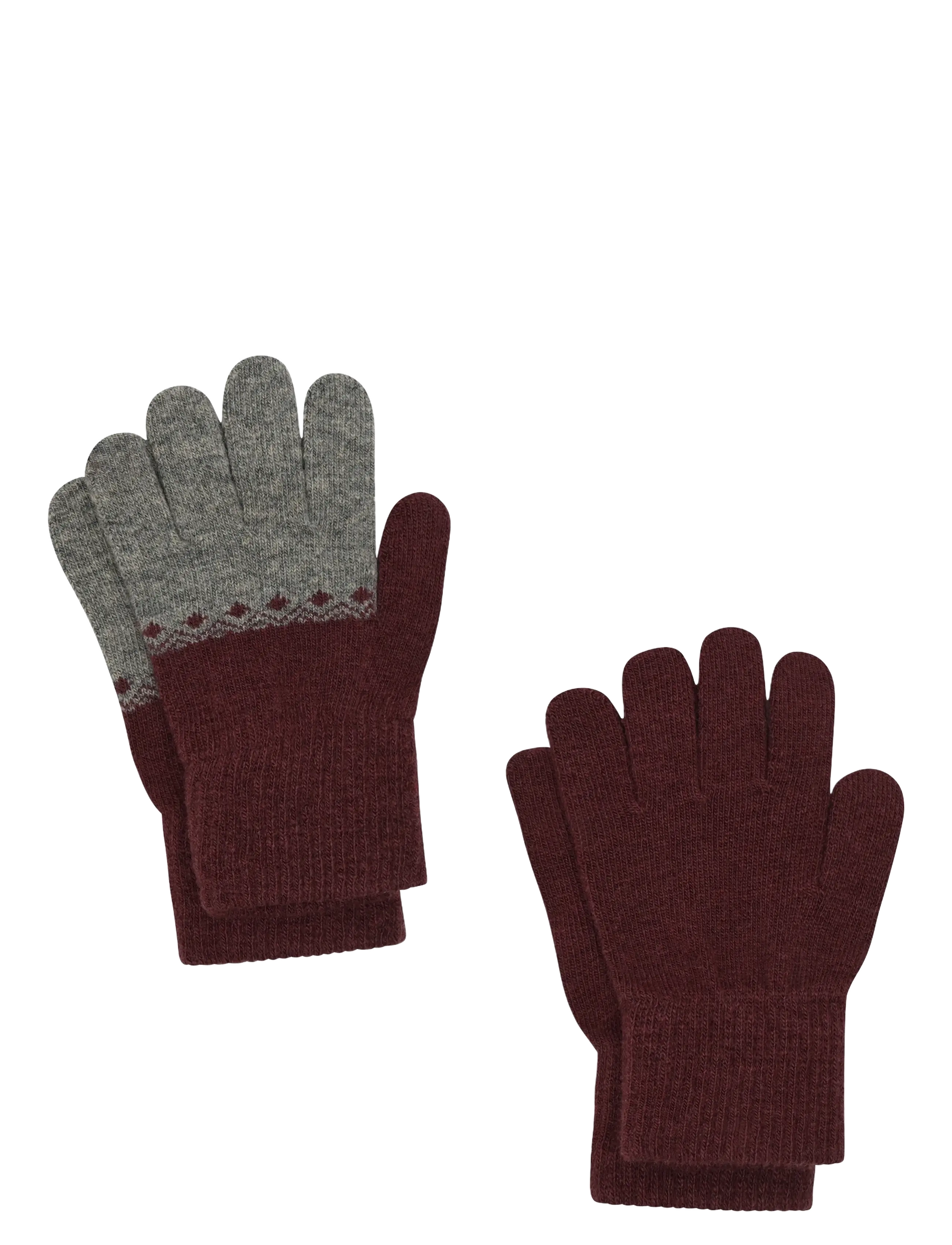 CeLaVi Magic Gloves 2-PACK - Winteraccessoires - ROSE BROWN / burgundy