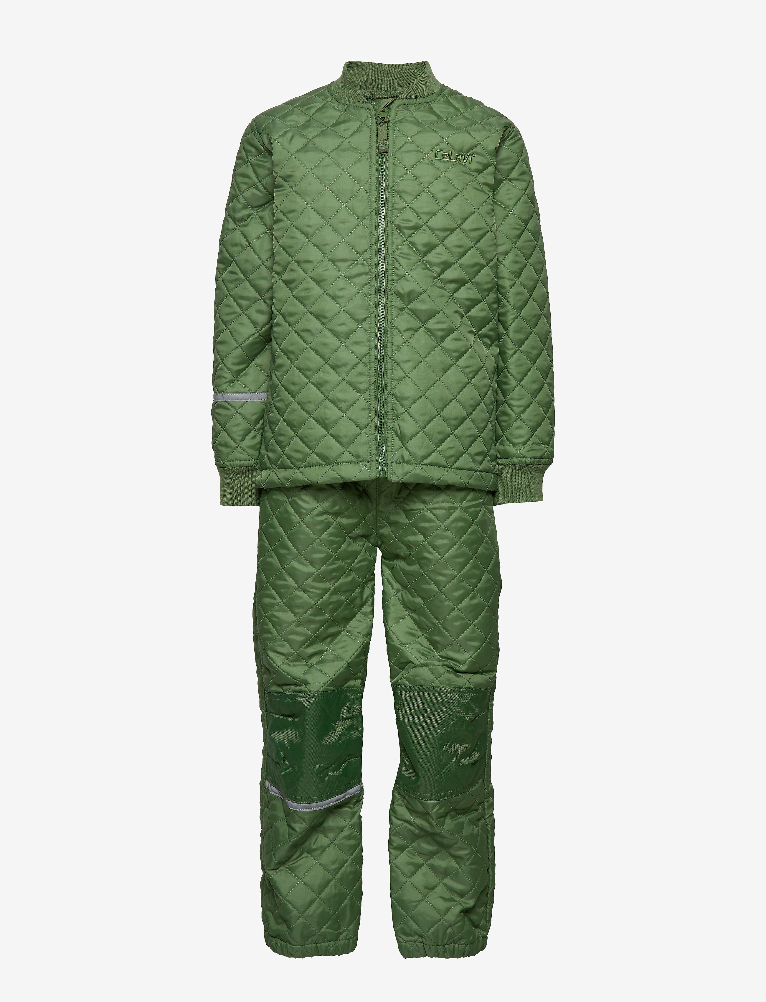 CeLaVi Basic thermal set -solid - Termotøj - ELM GREEN / green