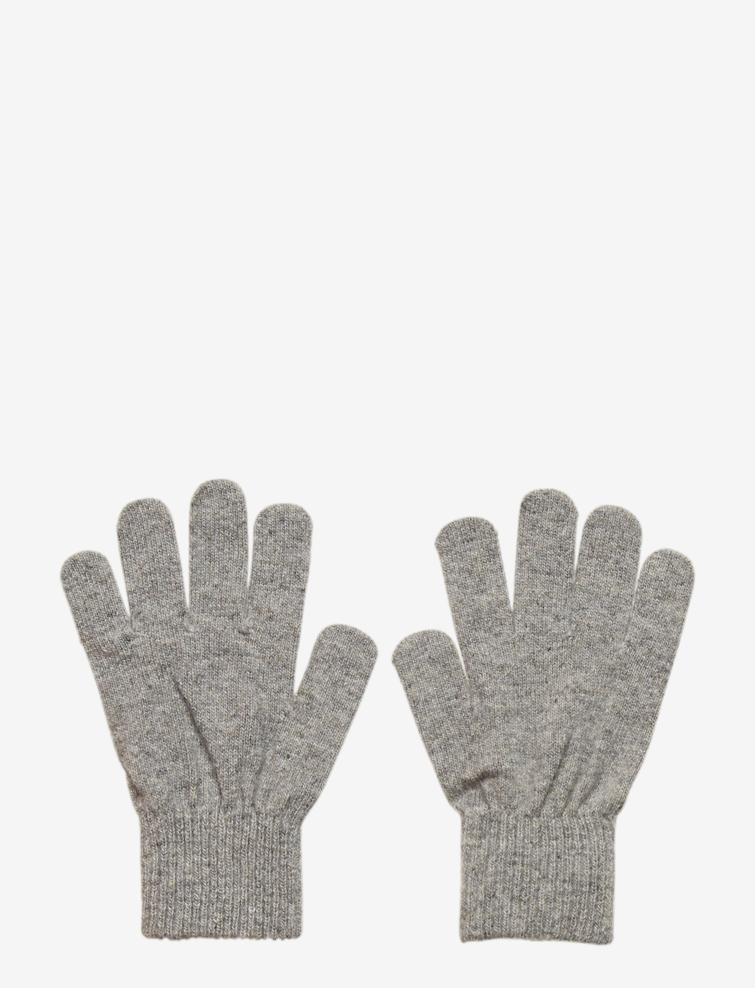 CeLaVi Basic Magic Finger Gloves, Børn, Strikhandsker, Grå, Str: 116