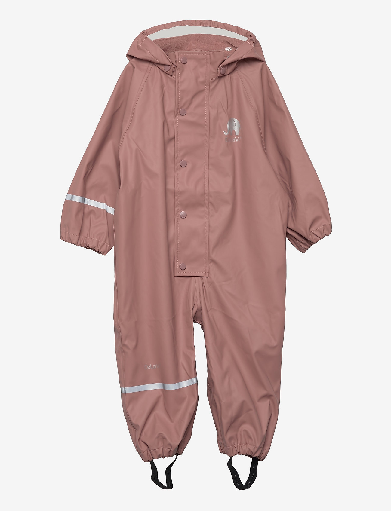 CeLaVi - Rainwear suit -Solid PU - rainwear coveralls - burlwood - 0