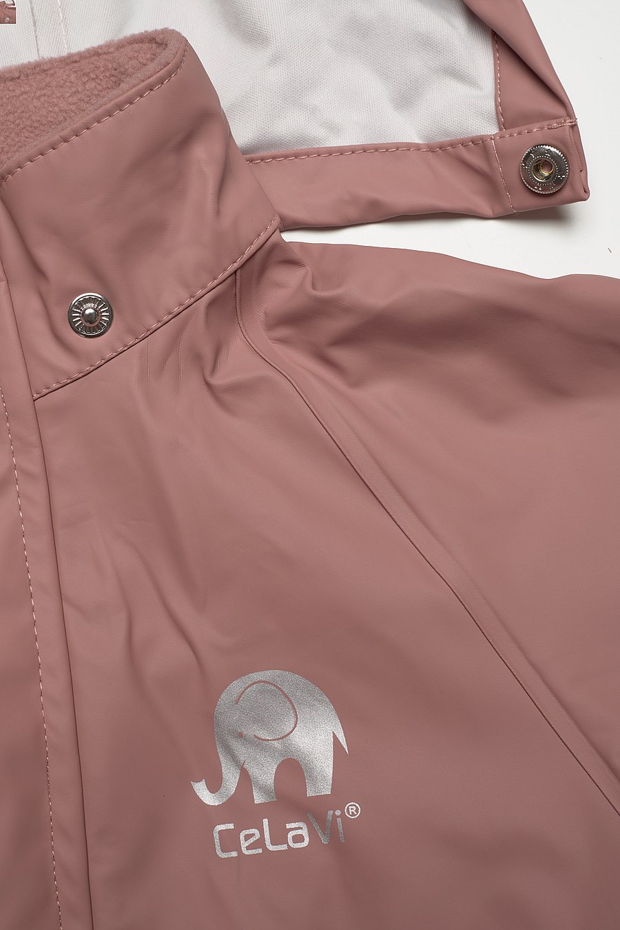 CeLaVi - Rainwear suit -Solid PU - rainwear coveralls - burlwood - 5