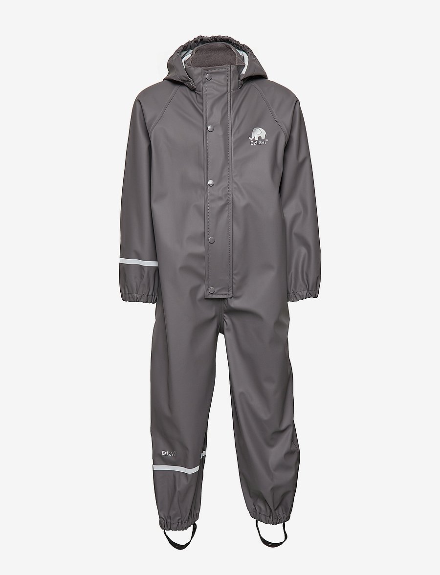 CeLaVi - Rainwear suit -Solid PU - vihmakombed - grey - 1