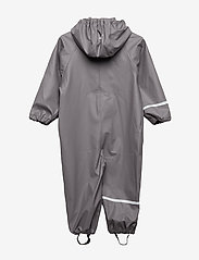 CeLaVi - Rainwear suit -Solid PU - rainwear coveralls - grey - 2