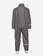 CeLaVi - Rainwear suit -Solid PU - rainwear coveralls - grey - 4