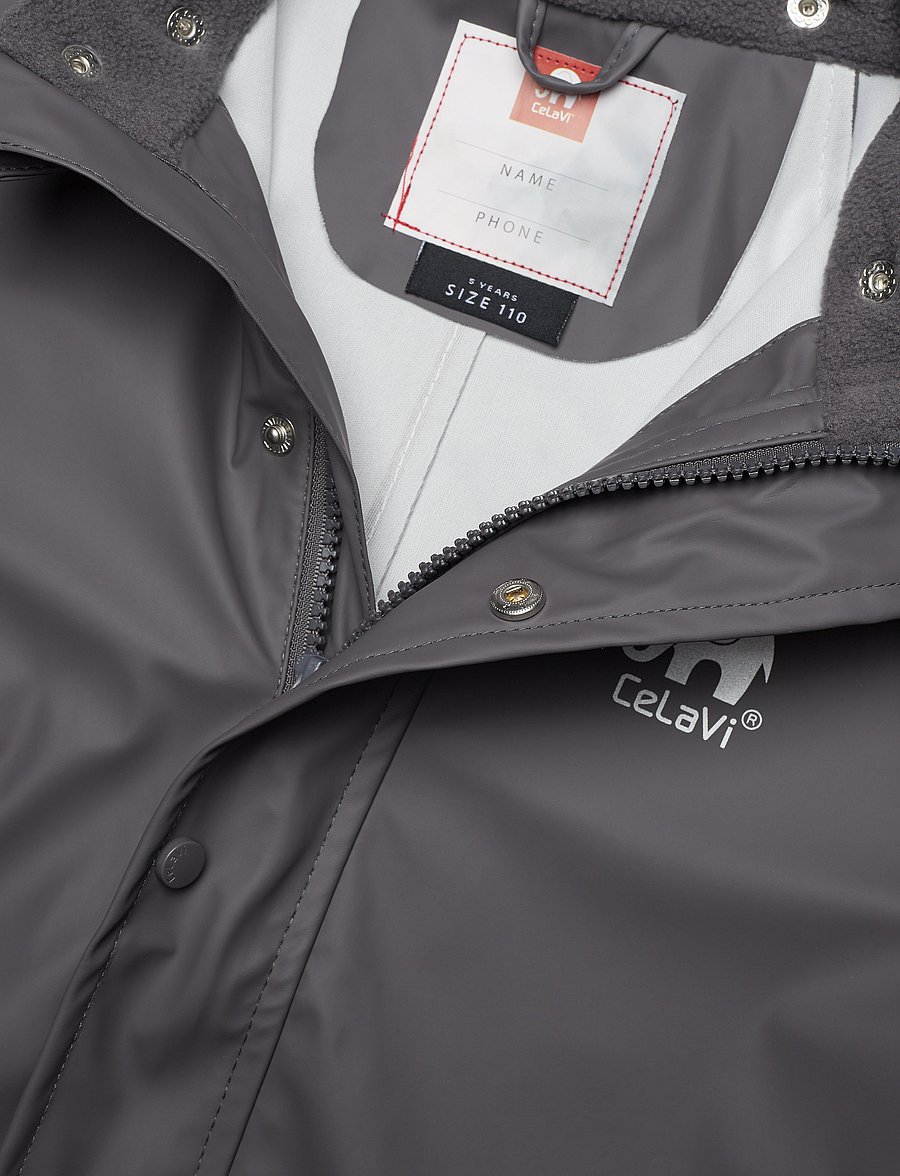 CeLaVi - Rainwear suit -Solid PU - vihmakombed - grey - 5