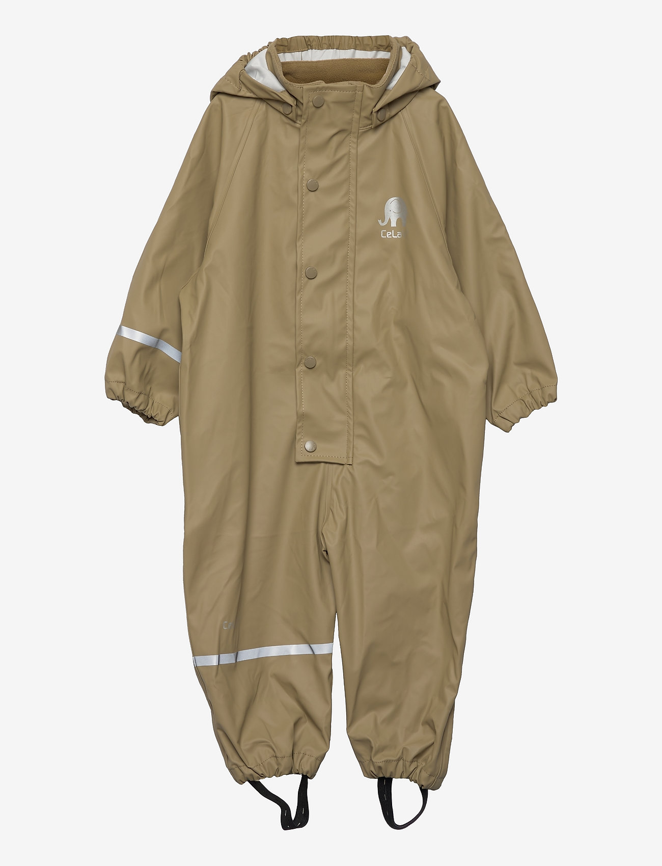 CeLaVi - Rainwear suit -Solid PU - regndragter - khaki - 0