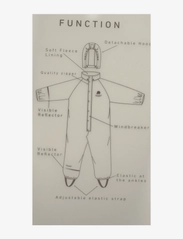 CeLaVi - Rainwear suit -Solid PU - rainwear coveralls - khaki - 2