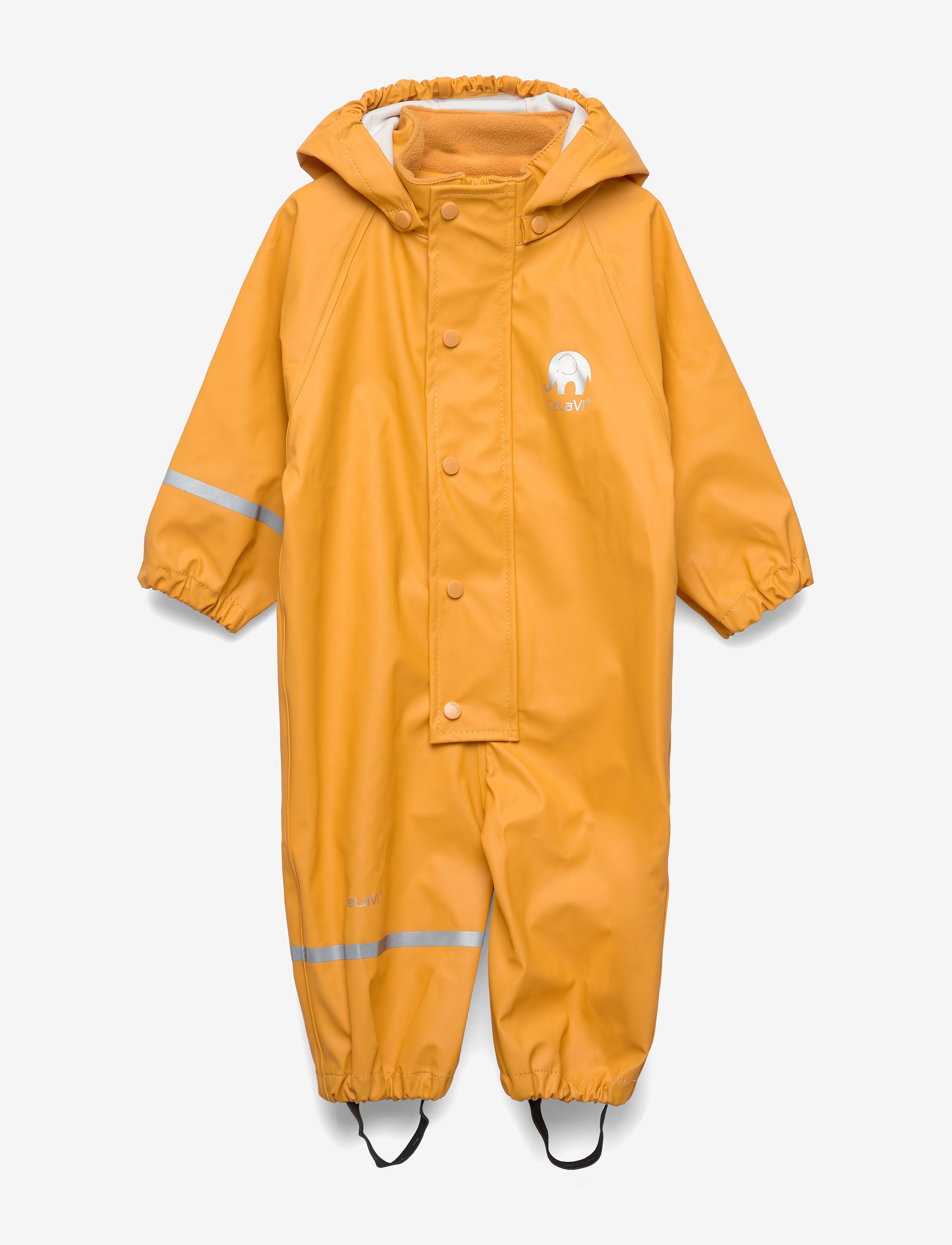 CeLaVi Rainwear Suit -Solid Pu, 90, Coveralls, Gelb - Kinder