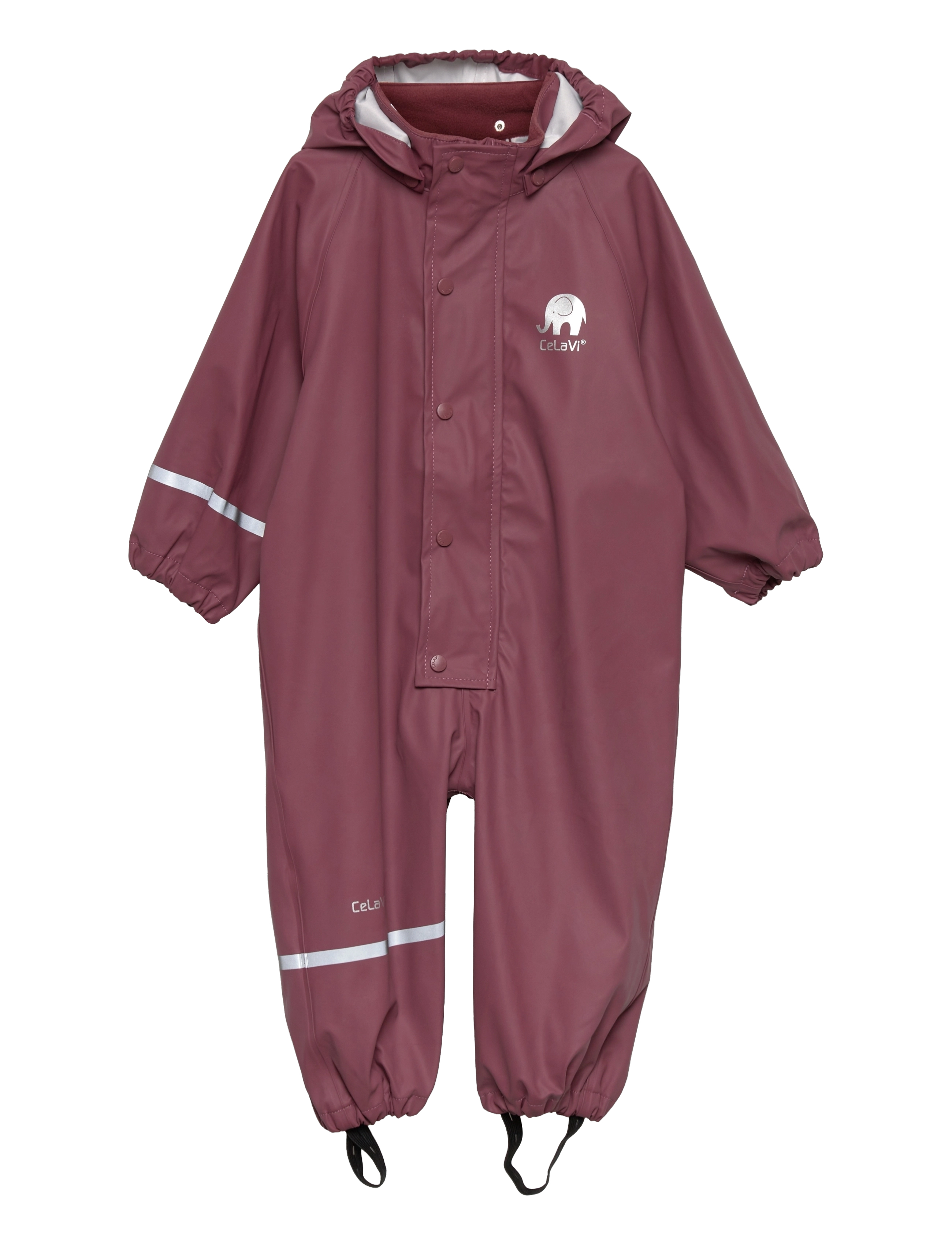 CeLaVi Rainwear suit -Solid PU - Overalls - ROSE BROWN / pink/rose