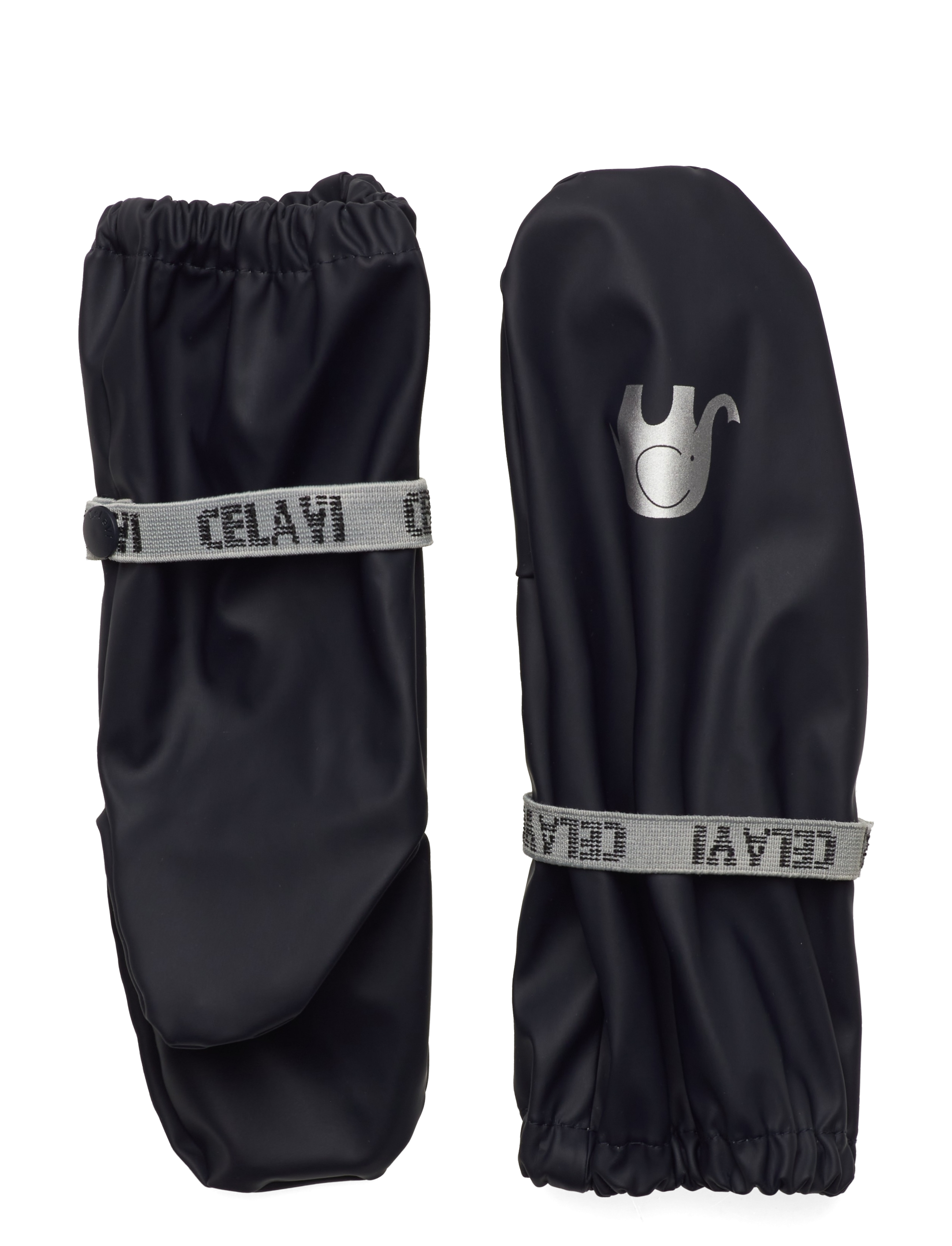 CeLaVi Pu-Mittens W/O Padding, 4-6Y, Gloves & Mittens, Marineblau - Rain Gloves, Kinder
