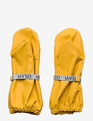 CeLaVi - PU-mittens w/o padding - de laveste prisene - mineral yellow - 1