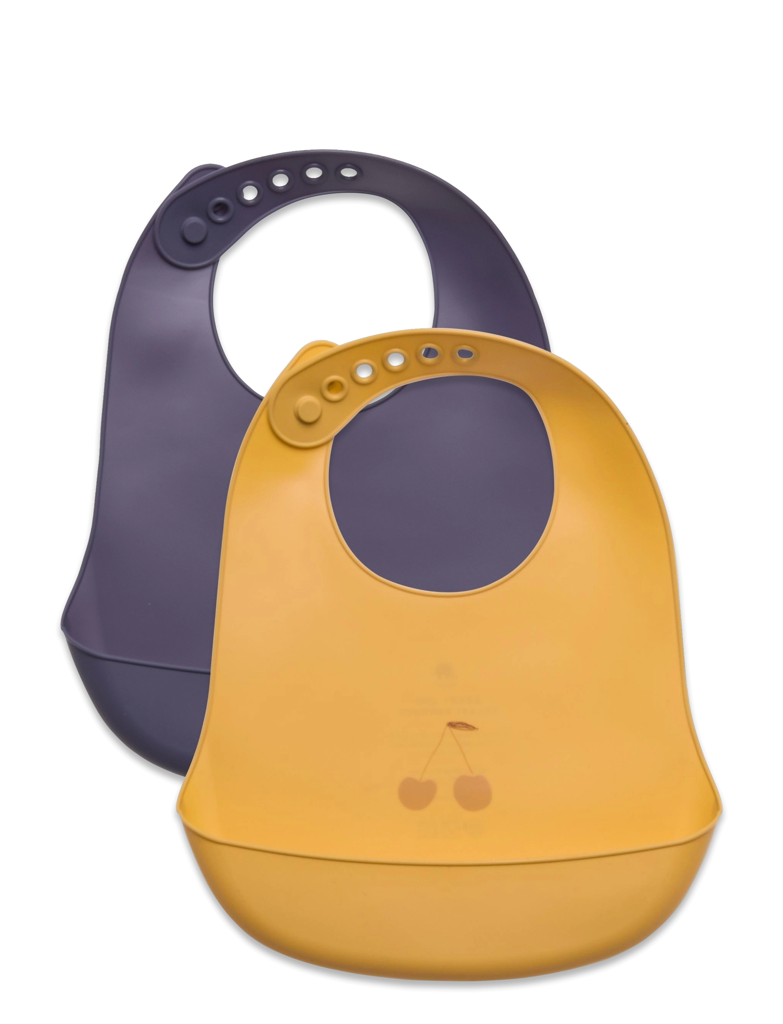 CeLaVi Silicon Bib (2-Pack), Børn, Silikone Hagesmæk, Multi/mønstret, Str: ONE SIZE