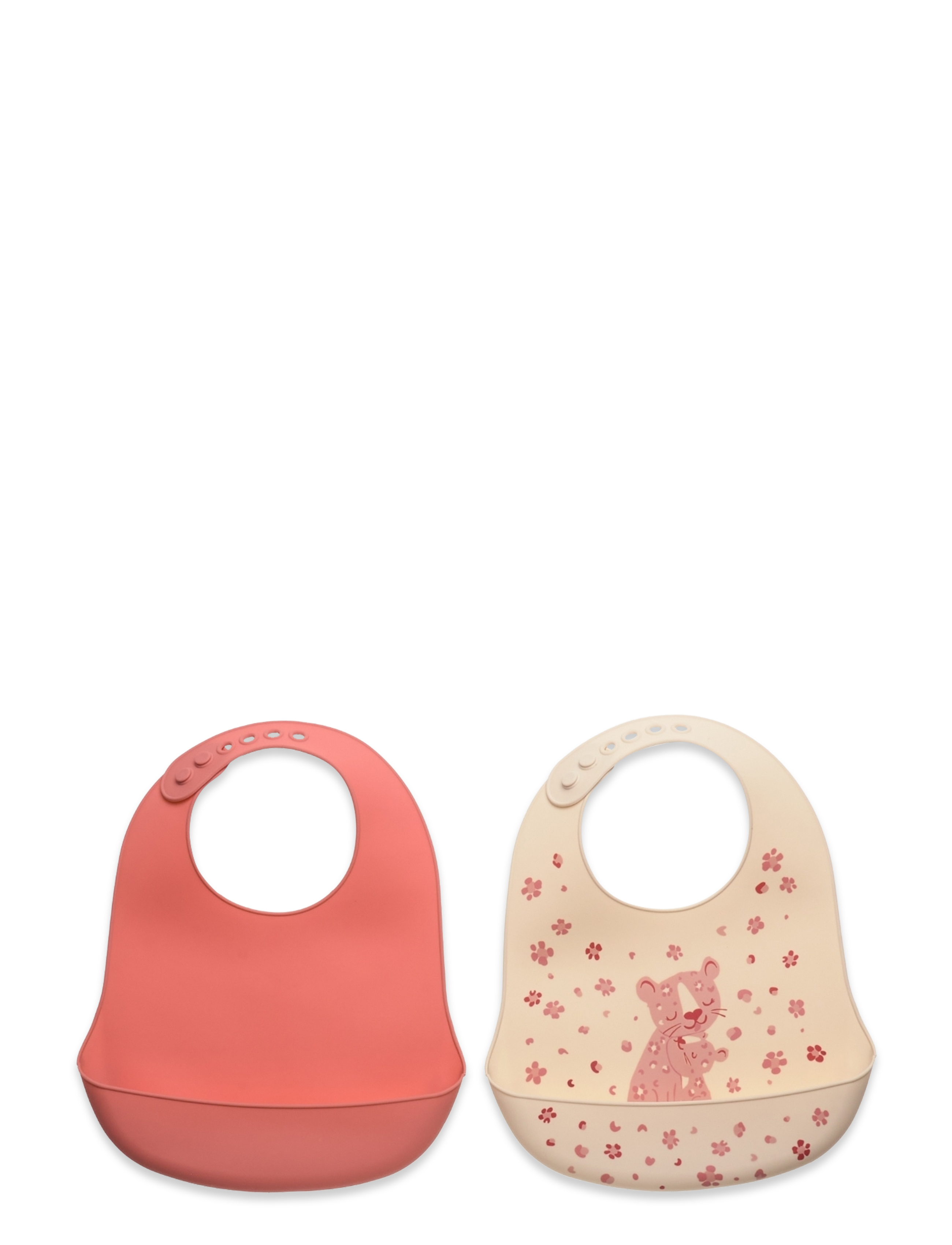 CeLaVi Silicon Bib (2-Pack), Børn, Silikone Hagesmæk, Multi/mønstret, Str: ONE SIZE