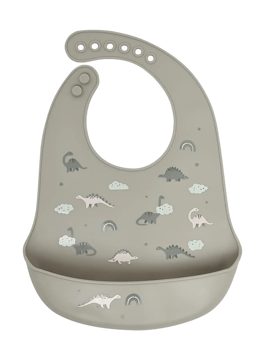 CeLaVi - Silicon Bib (2-pack) - Ärmellose lätzchen - dried sage - 1
