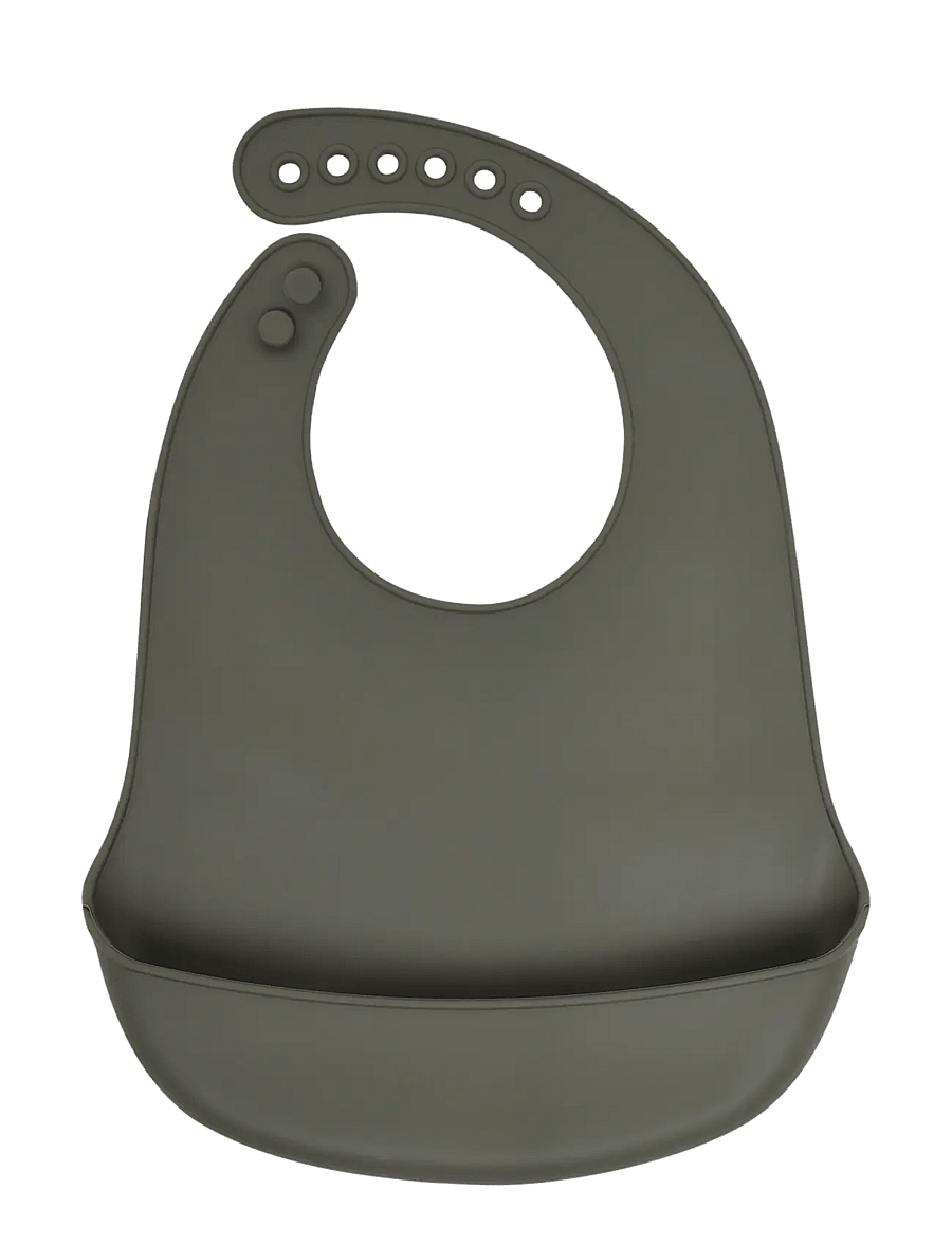 CeLaVi - Silicon Bib (2-pack) - Ärmellose lätzchen - dried sage - 2