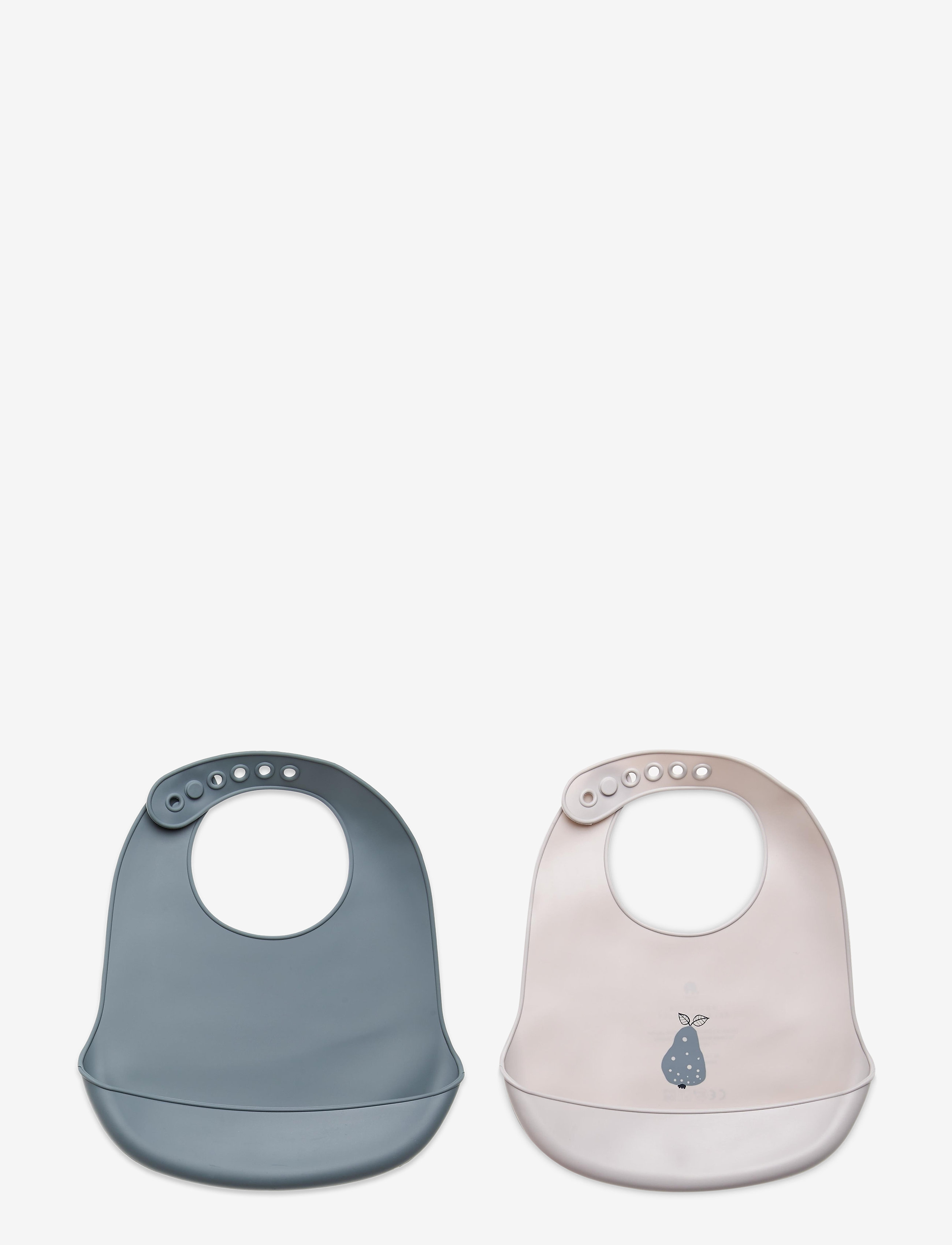 CeLaVi Silicon Bib (2-Pack), Børn, Silikone Hagesmæk, Blå, Str: ONE SIZE