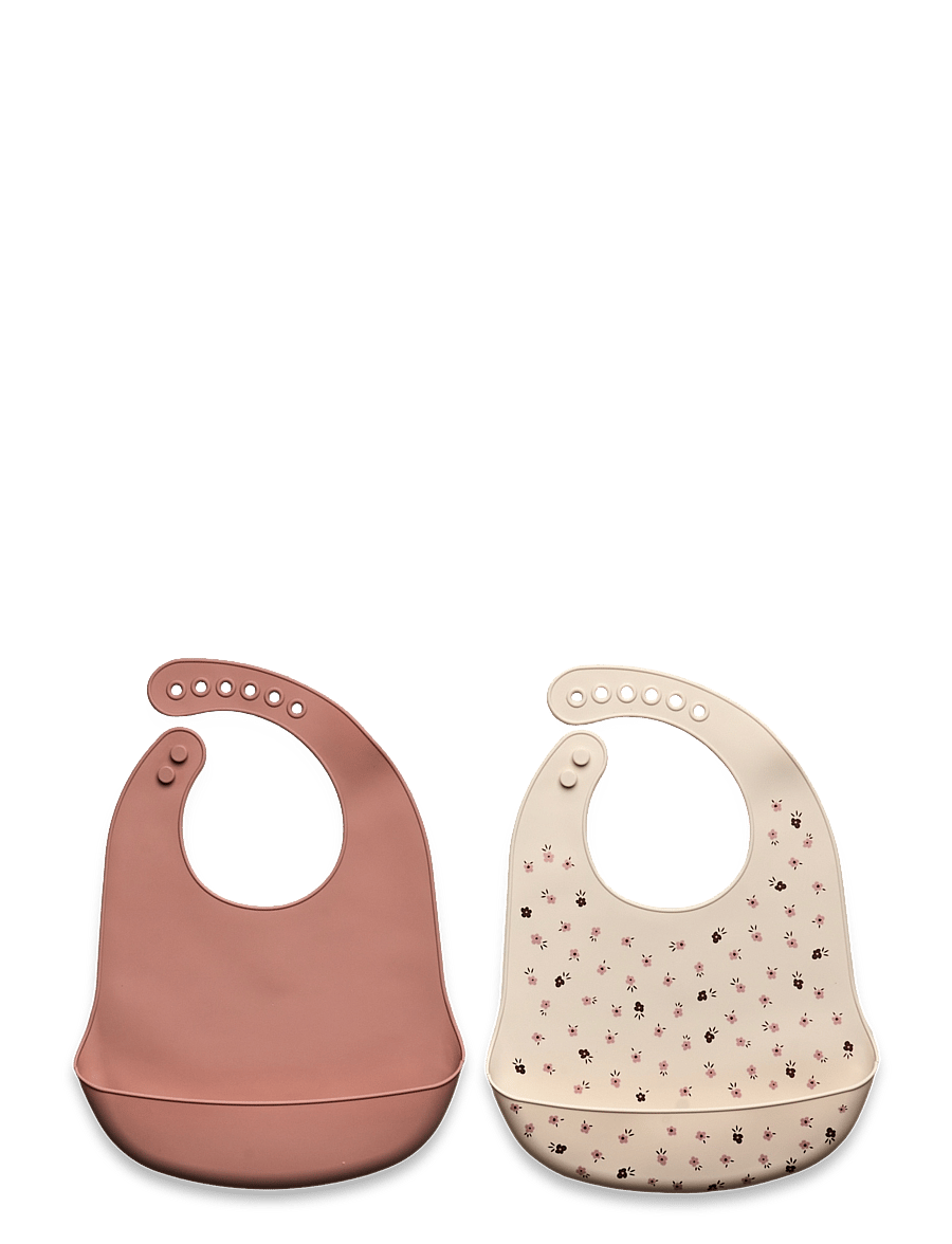 CeLaVi - Silicon Bib (2-pack) - Śliniaki bez rękawów - perfectly pale - 0