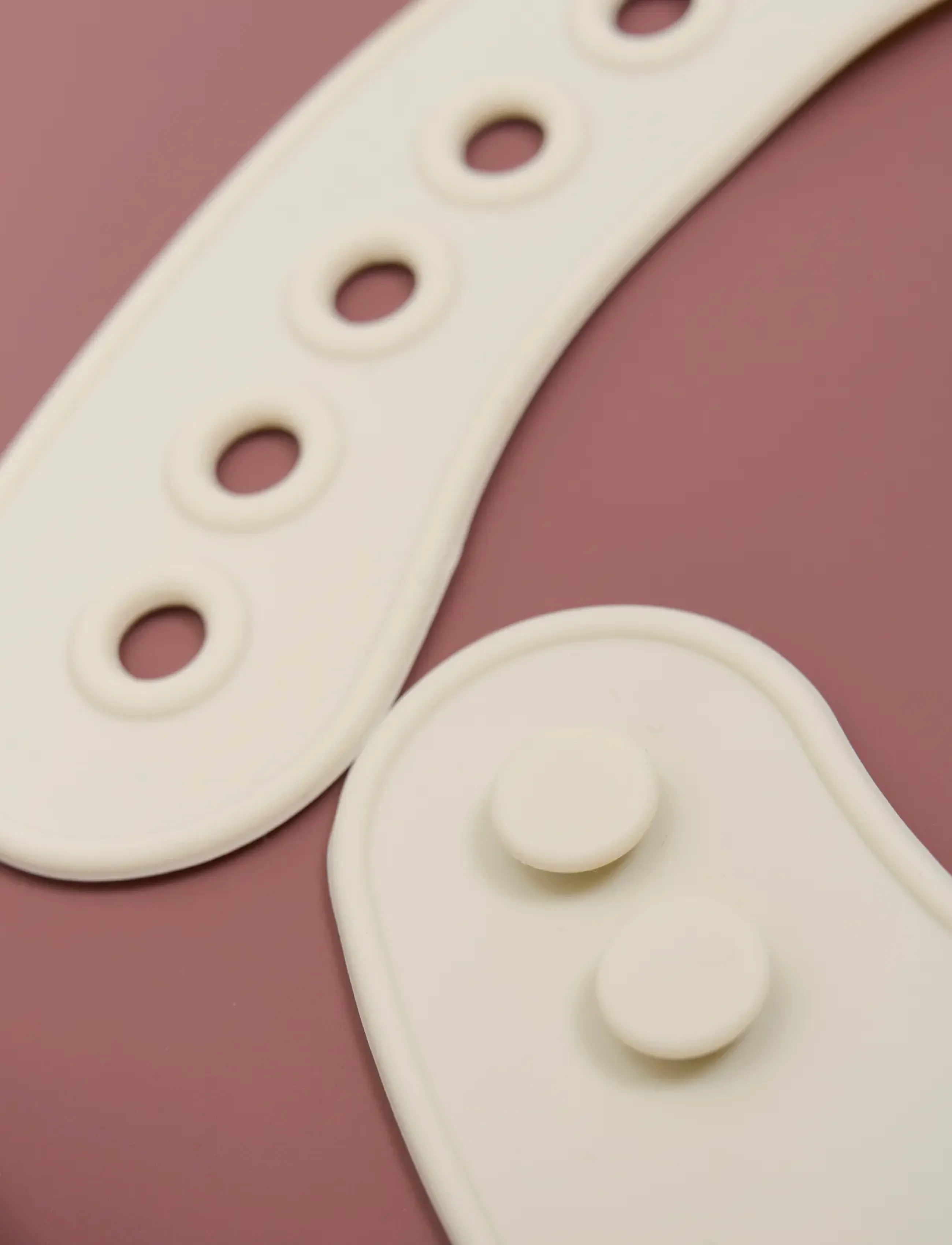 CeLaVi - Silicon Bib (2-pack) - hihattomat ruokalaput - rose brown - 1