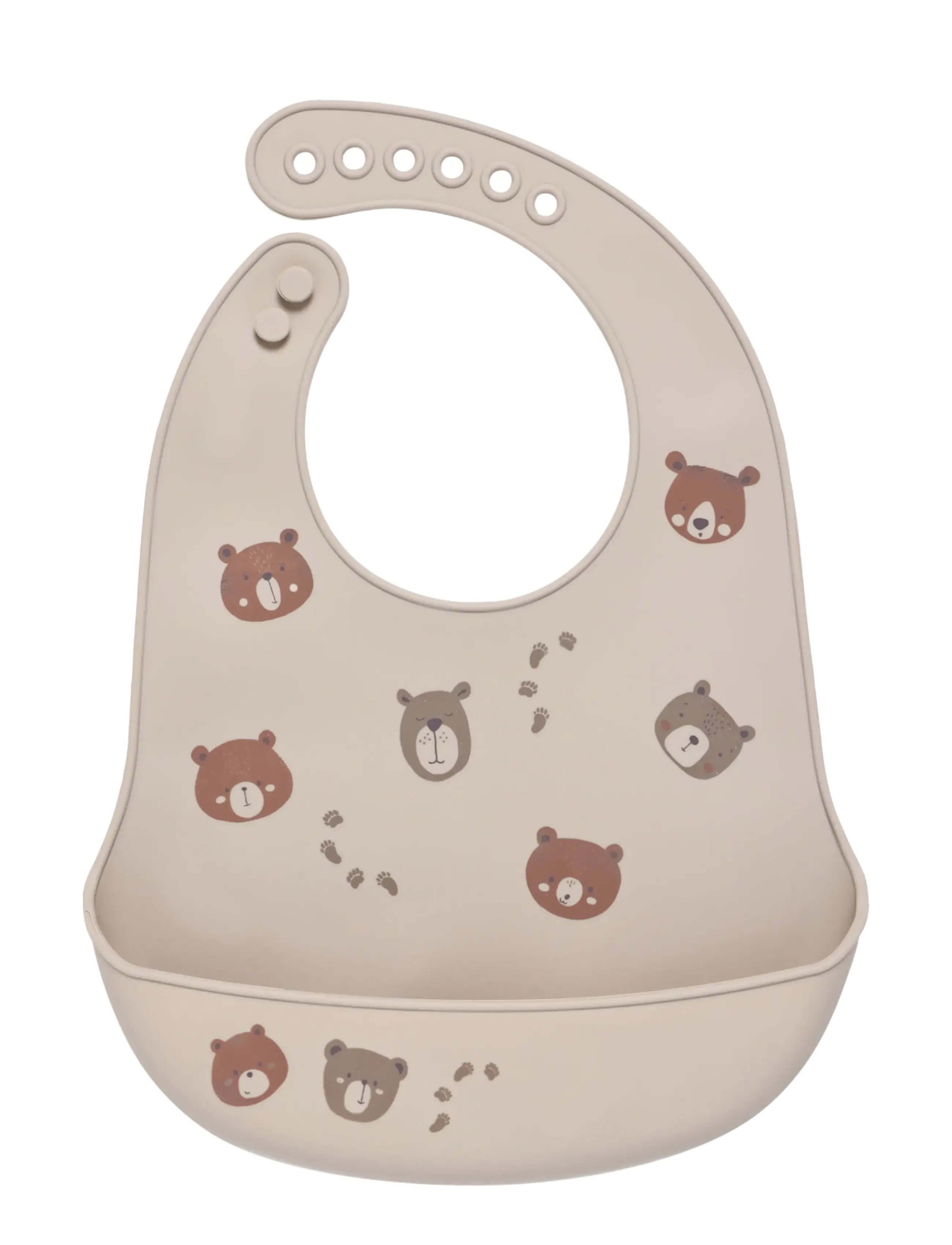 CeLaVi - Silicon Bib (2-pack) - Ärmellose lätzchen - silver lining - 1