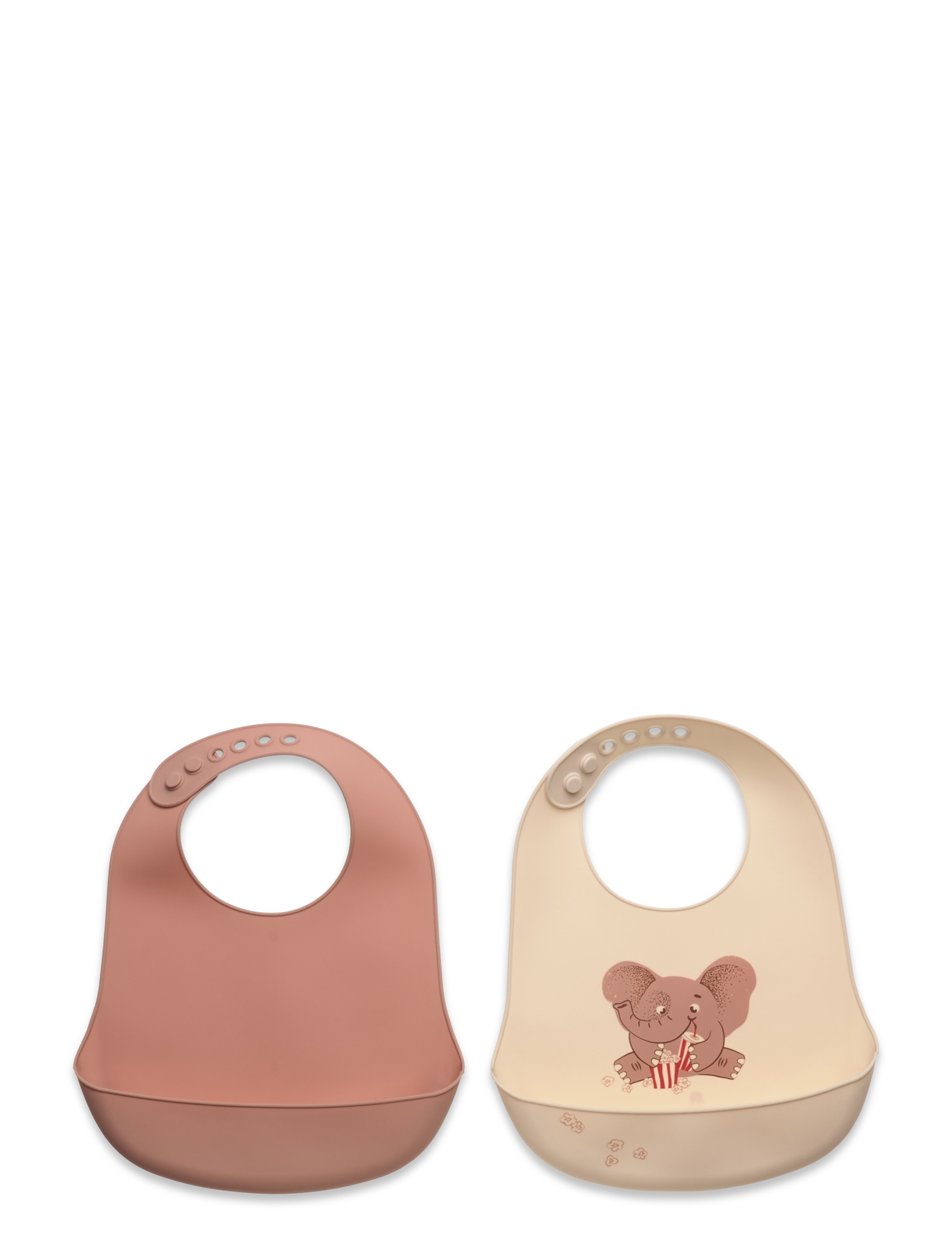 CeLaVi Silicon Bib (2-Pack), Børn, Silikone Hagesmæk, Multi/mønstret, Str: ONE SIZE