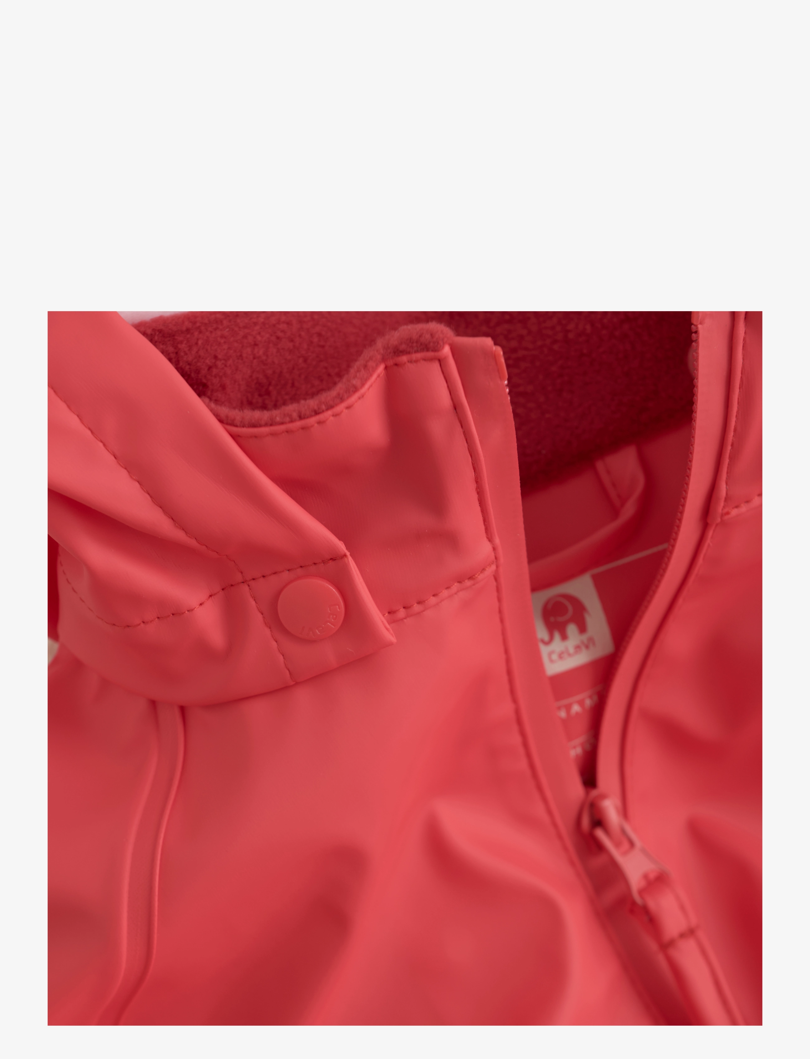 CeLaVi - Basic rainwear set -PU - regnställ - cayenne - 4