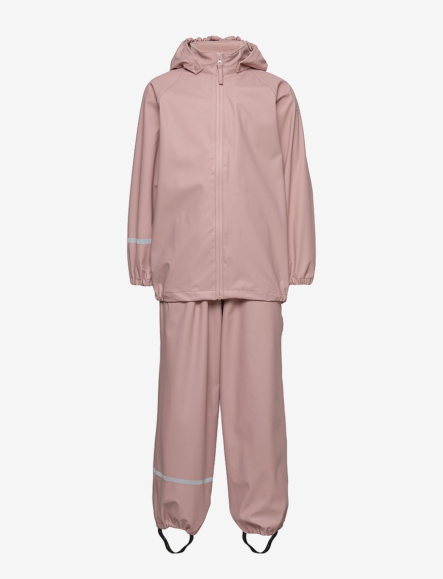 CeLaVi - Basic rainwear set -Recycle PU - regensets - misty rose - 0