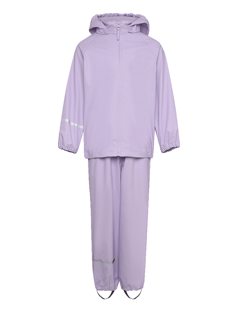 CeLaVi - Basic rainwear set -Recycle PU - regensets - purple rose - 0