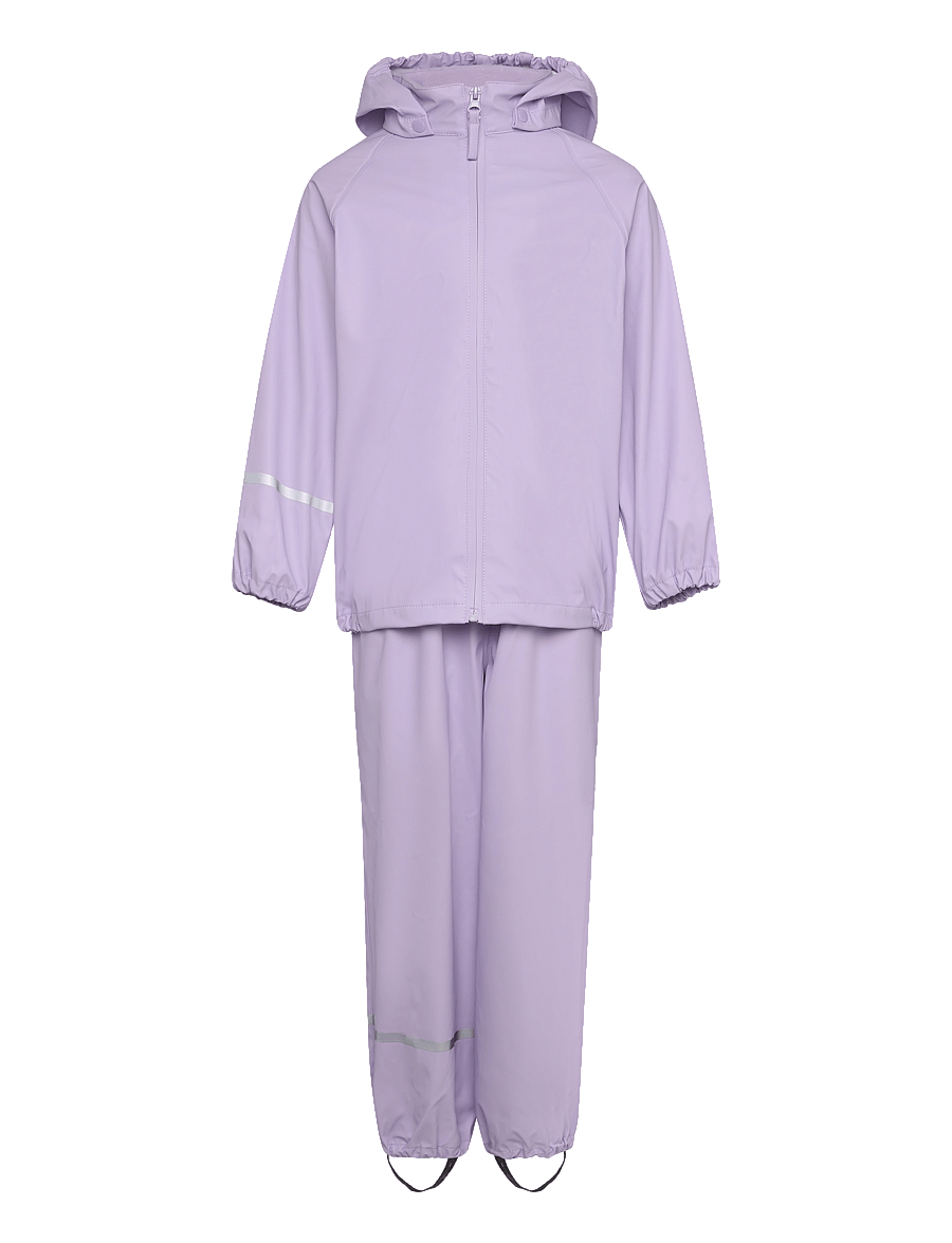 CeLaVi - Basic rainwear set -Recycle PU - sadeasut - purple rose - 0