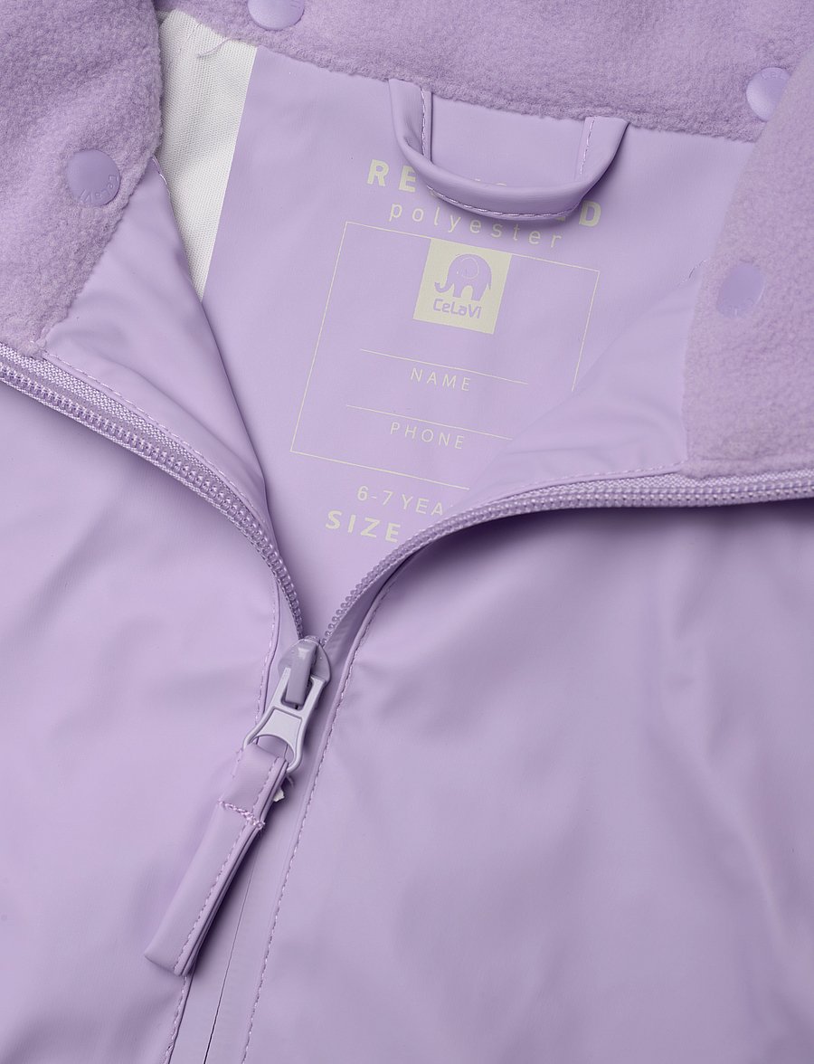 CeLaVi - Basic rainwear set -Recycle PU - sadeasut - purple rose - 4