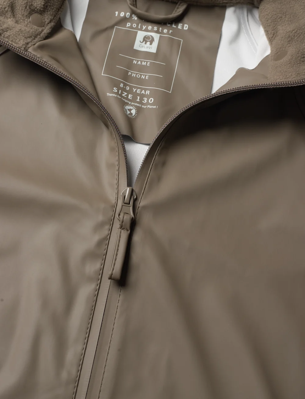 CeLaVi - Basic rainwear set -PU - rain sets - sea turtle - 5